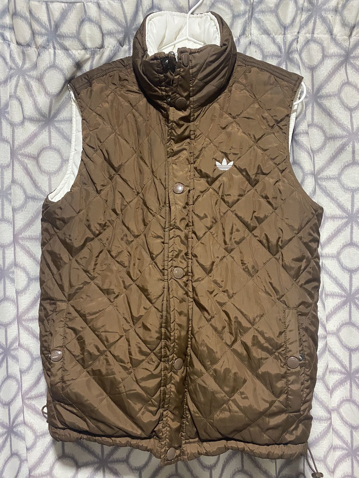 Adidas Adidas puffer Vest vintage Size US L / EU 52-54 / 3 - 3 Thumbnail