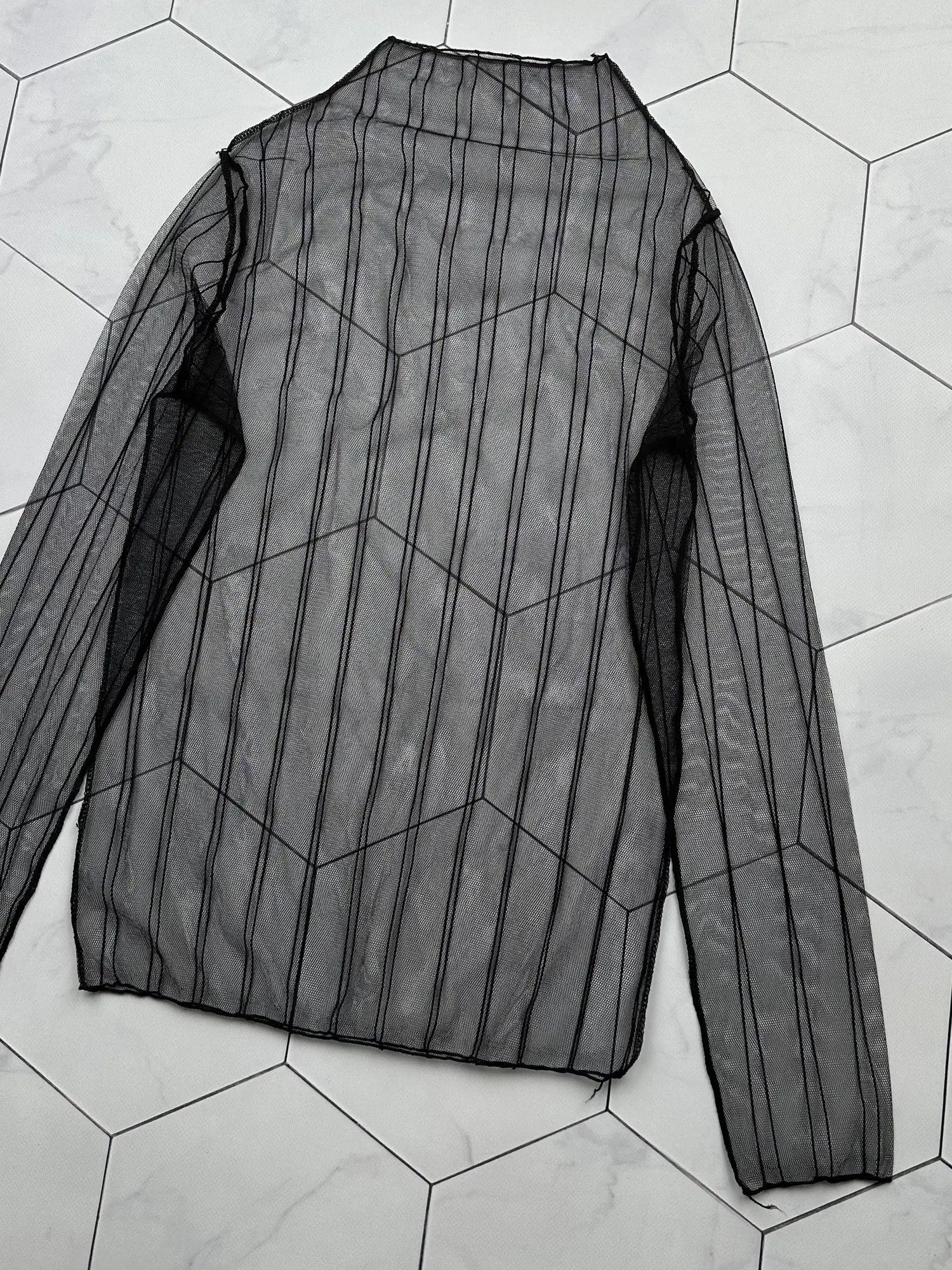 Vintage Vintage Mesh Long Sleeve (B446)E2 Size S / US 4 / IT 40 - 3 Thumbnail