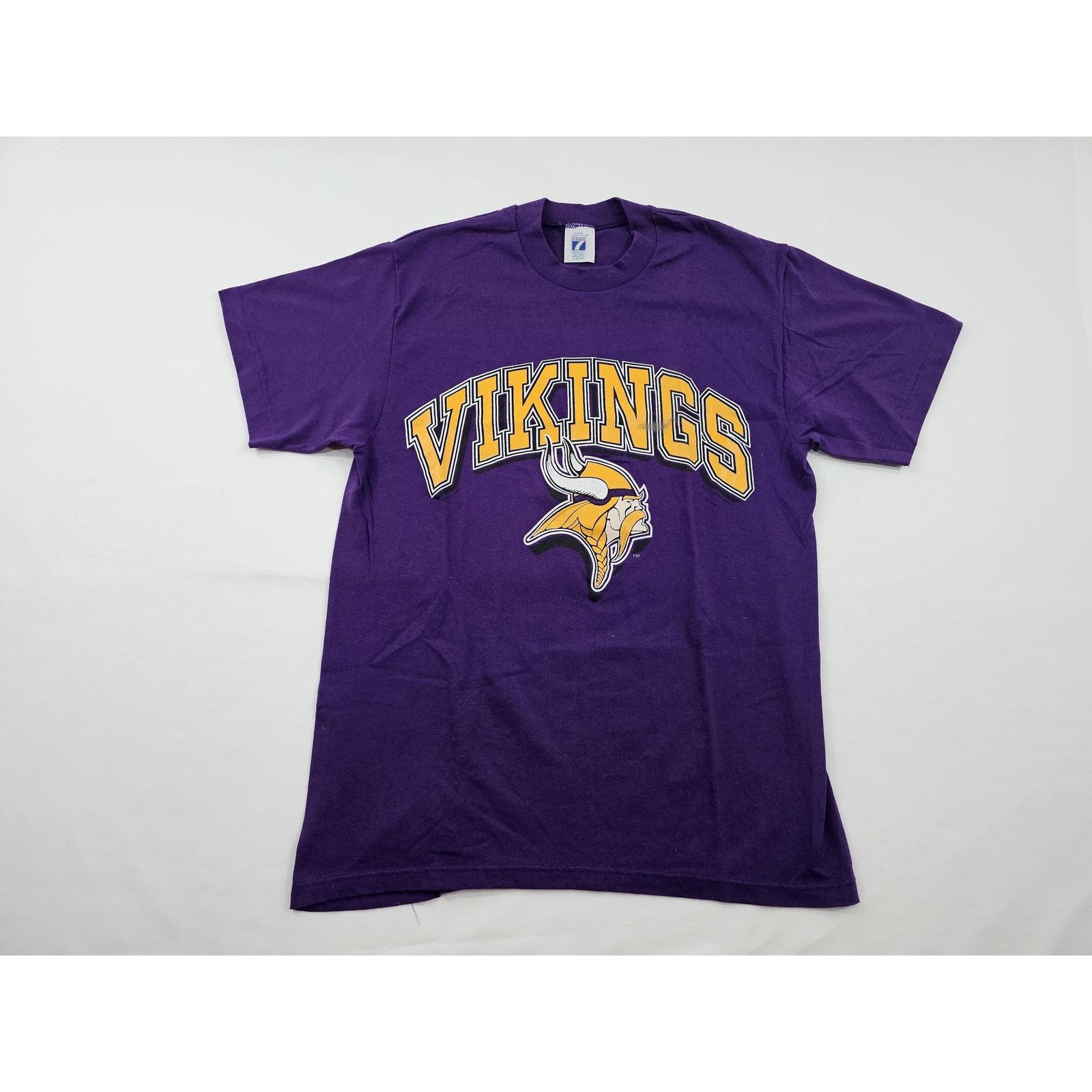 Logo 7 Minnesota Vikings T-Shirt Logo 7 Purple Sz L Made in USA Size US L / EU 52-54 / 3 - 1 Thumbnail