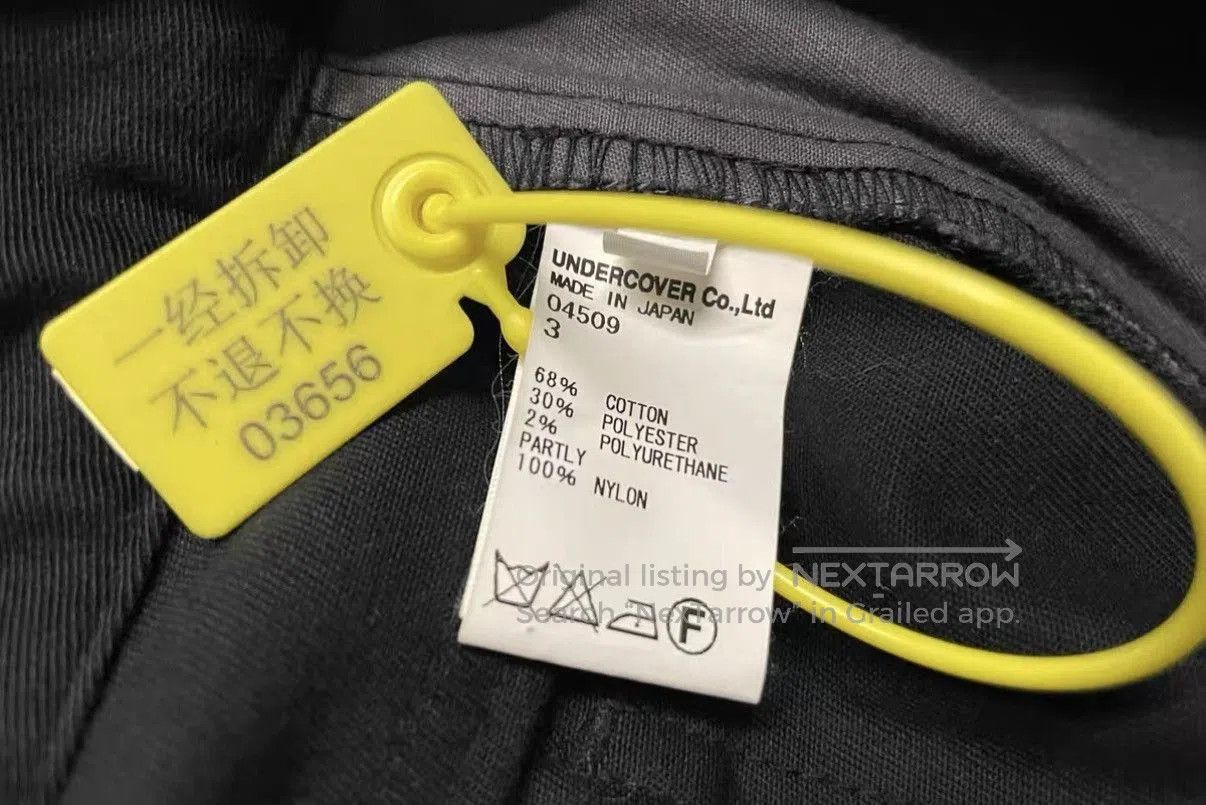 Undercover Black Utility Cargo Pants with Multiple Pockets. Size US 34 / EU 50 - 6 Thumbnail