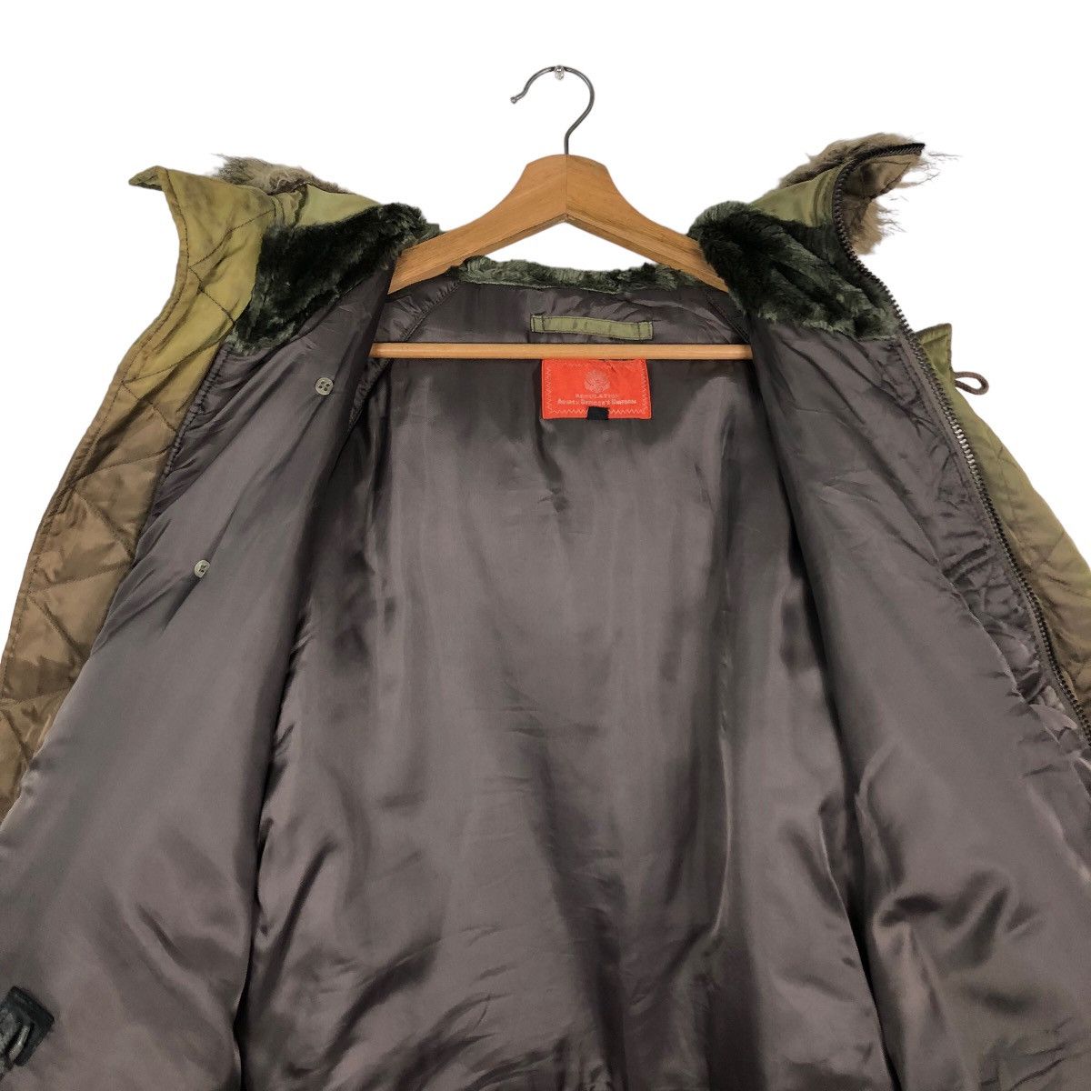 Avirex 🔥Heavy Parka Jacket Avirex USA Mink Fur Hoodie Cargo Pocket Size US M / EU 48-50 / 2 - 14 Thumbnail