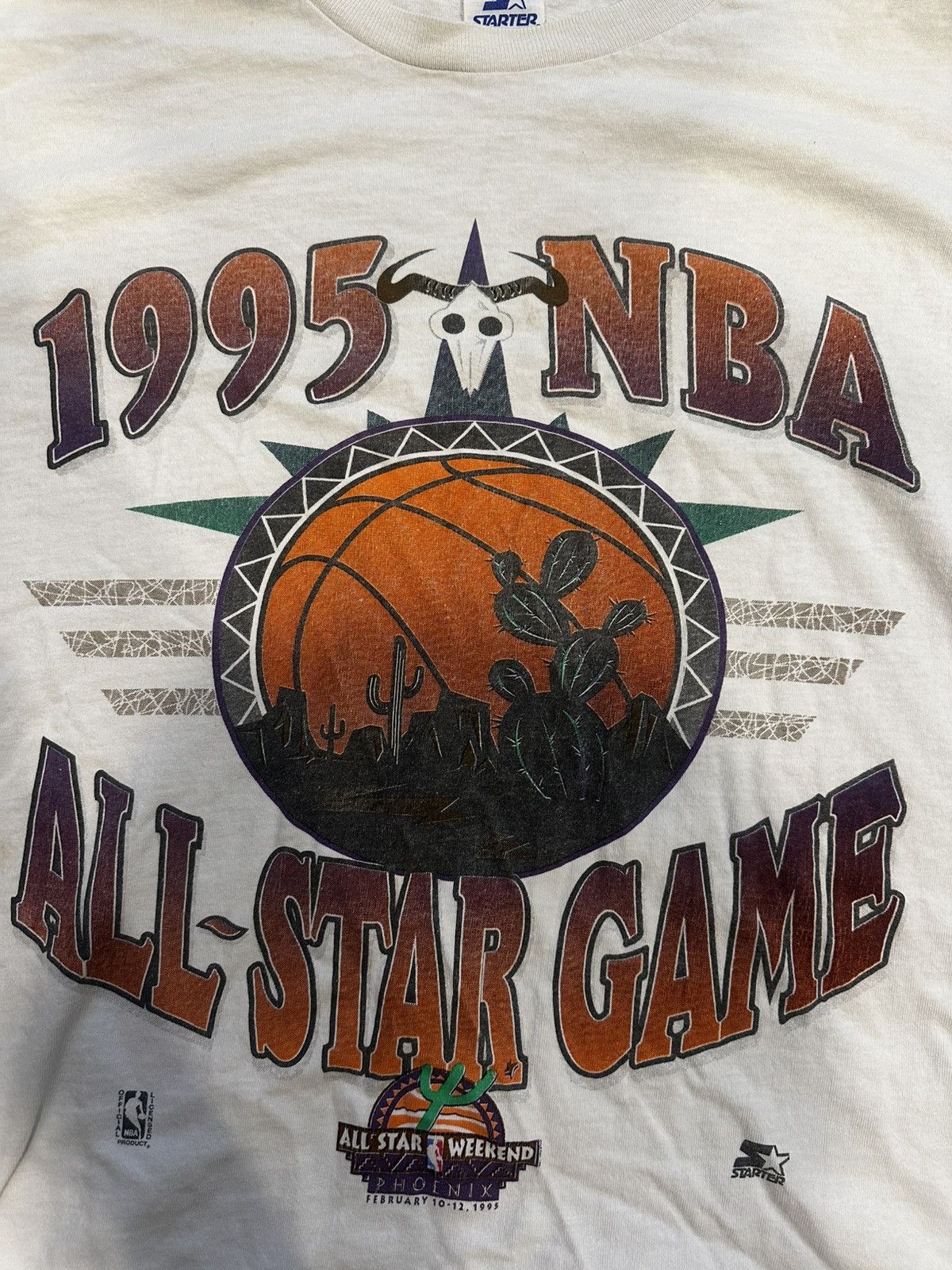 Starter 1995 NBA All Star Game Shirt Size US XL / EU 56 / 4 - 2 Thumbnail