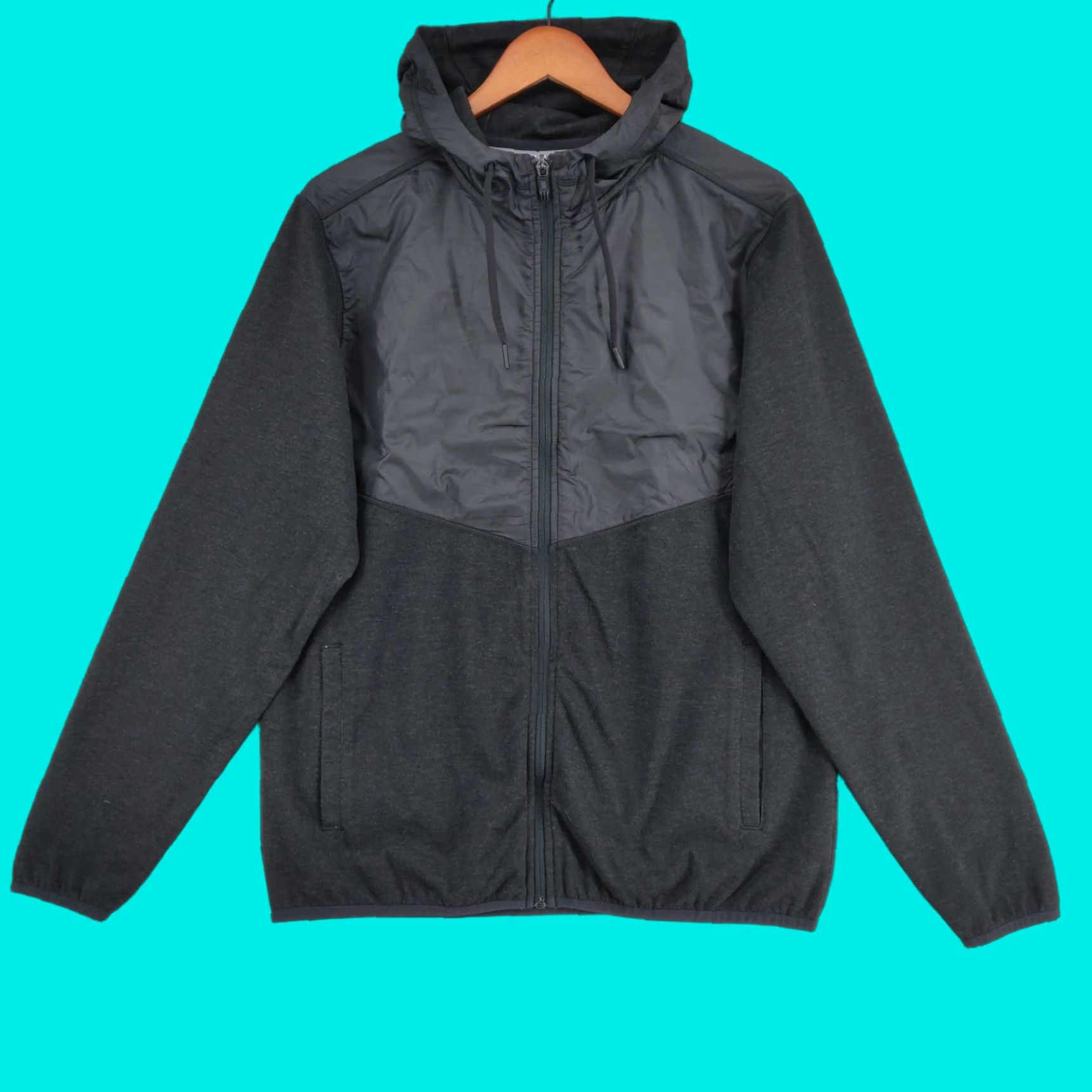 Rhone Rhone Tech Terry Hoodie Full Zip Hybrid Jacket Mens Medium Black Pockets TEC-182 Size US M / EU 48-50 / 2 - 1 Thumbnail