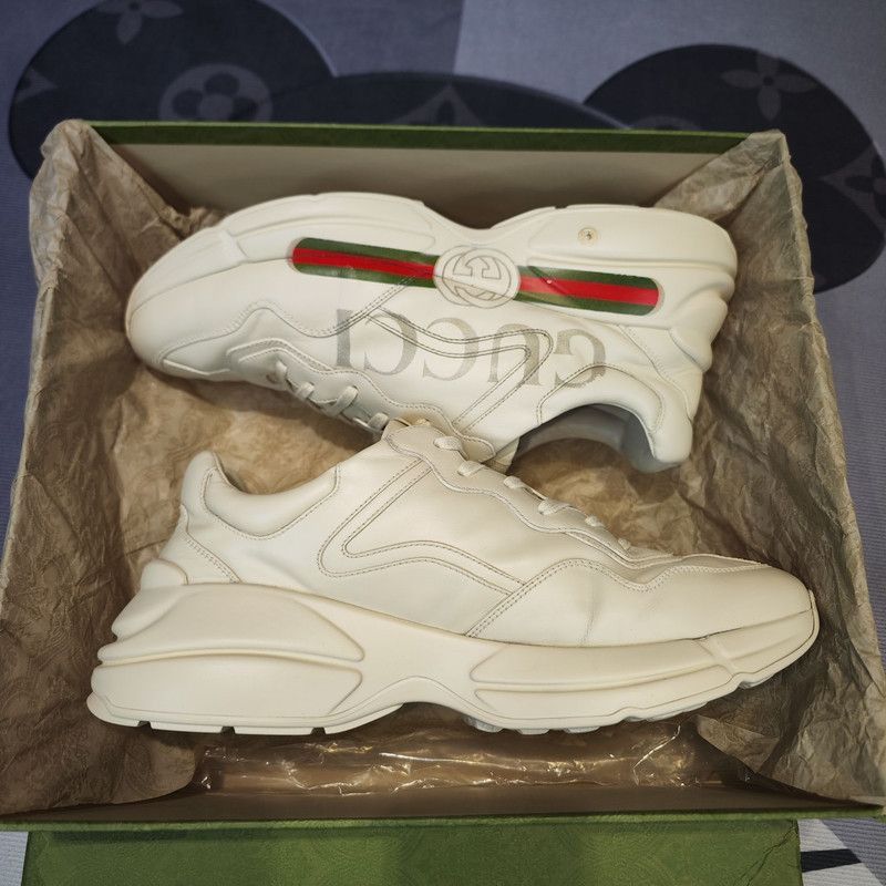 Gucci Gucci Rhyton Logo Low-Top Dad Sneakers - Size US 11 / EU 44 - 1 Thumbnail