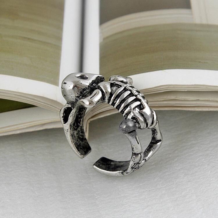 Jewelry Punk Skull Ring Size ONE SIZE - 1 Thumbnail