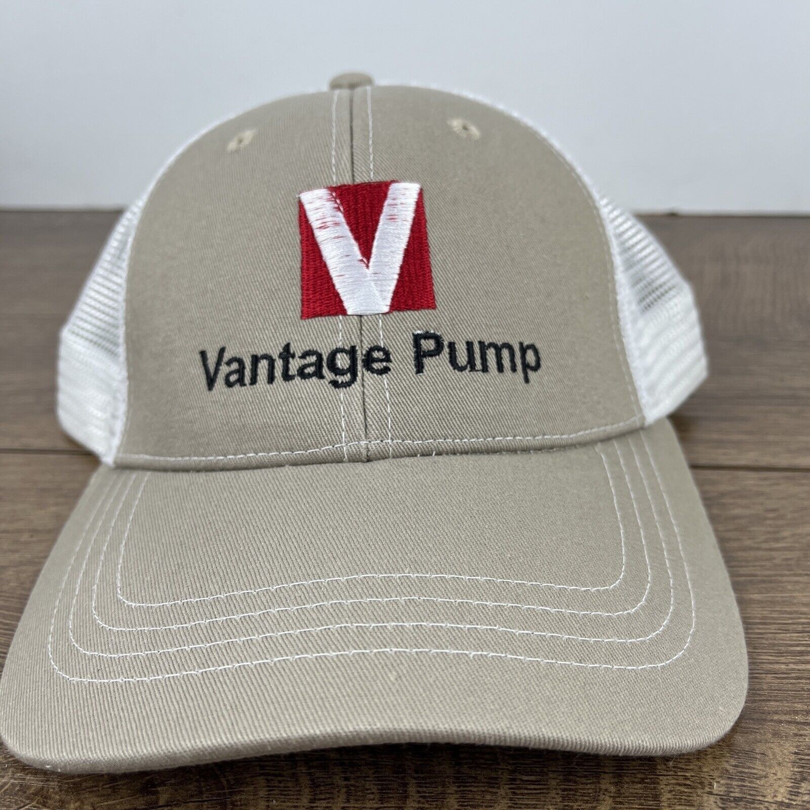 Other Vantage Pump Hat Tan Brown Hat Adjustable Adult Hat Tan Cap Size ONE SIZE - 4 Thumbnail