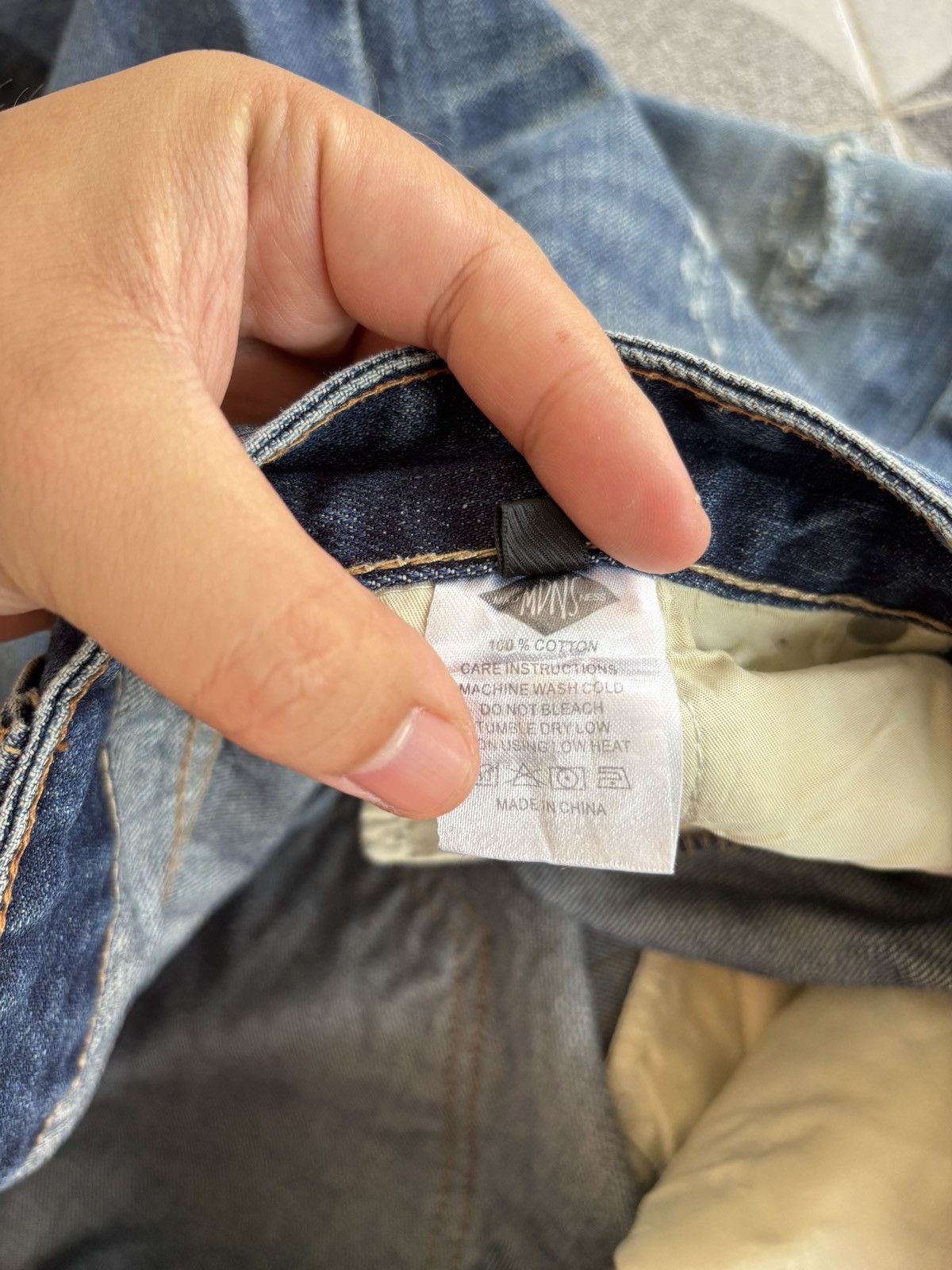 Madness Y2K Madness Individualism Distressed Denim Pants Size US 34 / EU 50 - 10 Thumbnail