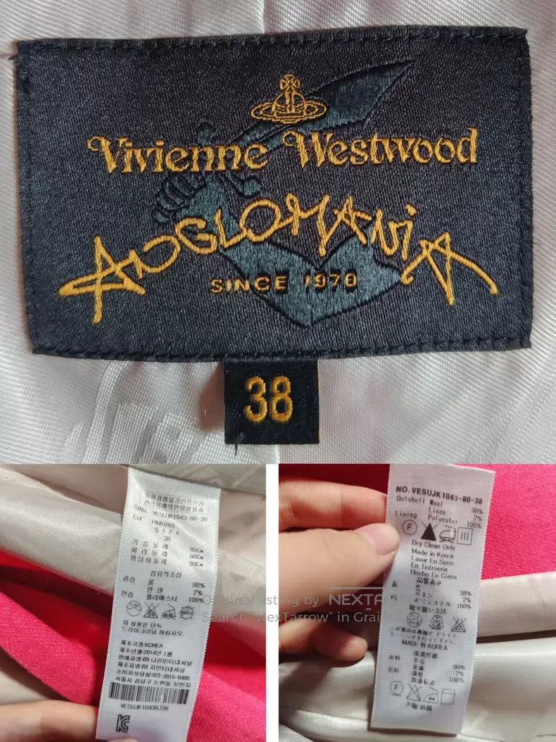 Vivienne Westwood Vivienne Westwood Peach Pink Slim Fit Trench Coat Size XS / US 0-2 / IT 36-38 - 8 Thumbnail