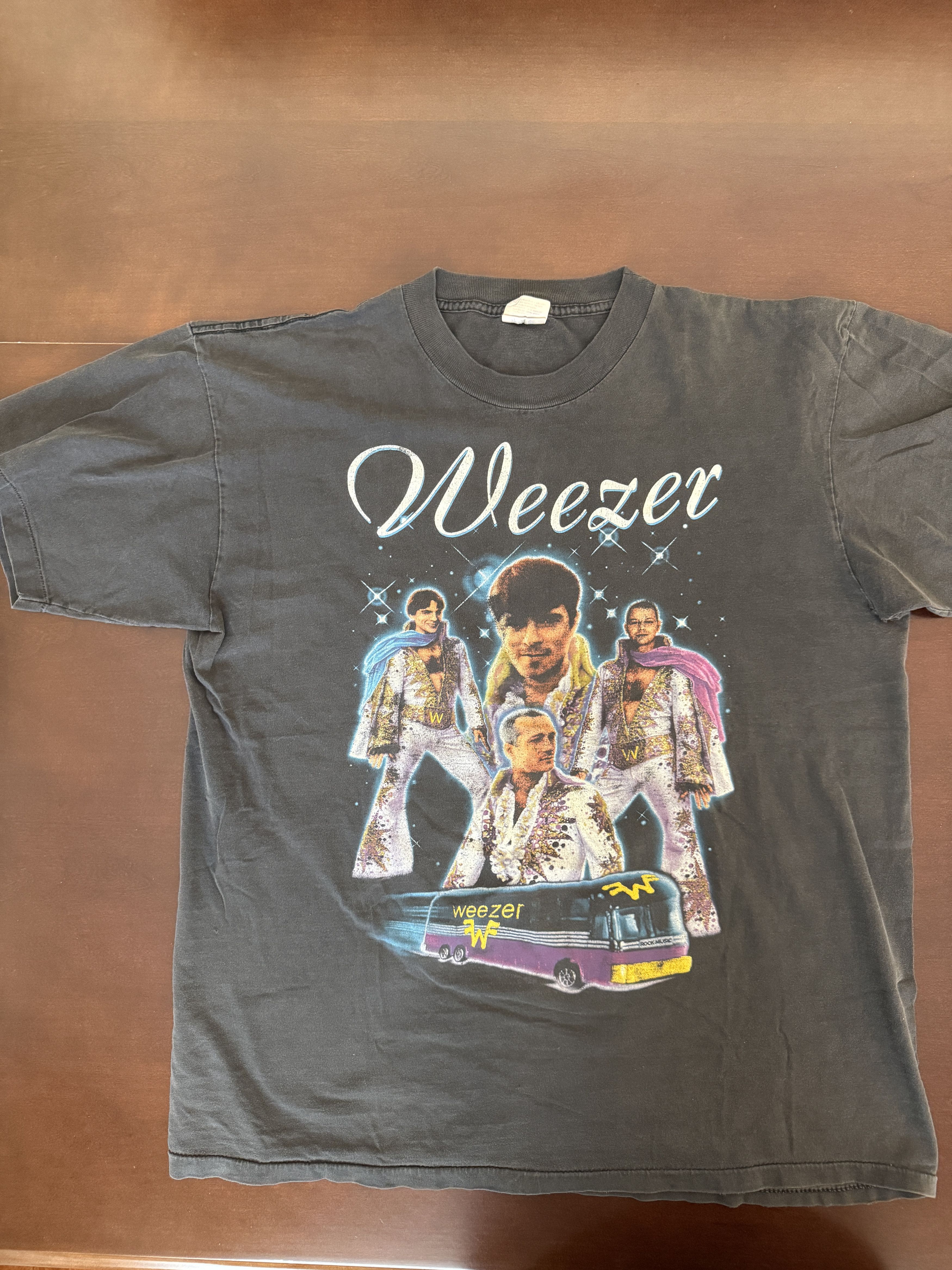 Band Tees Vintage Weezer XL Winterland 1995 Size US XL / EU 56 / 4 - 1 Thumbnail
