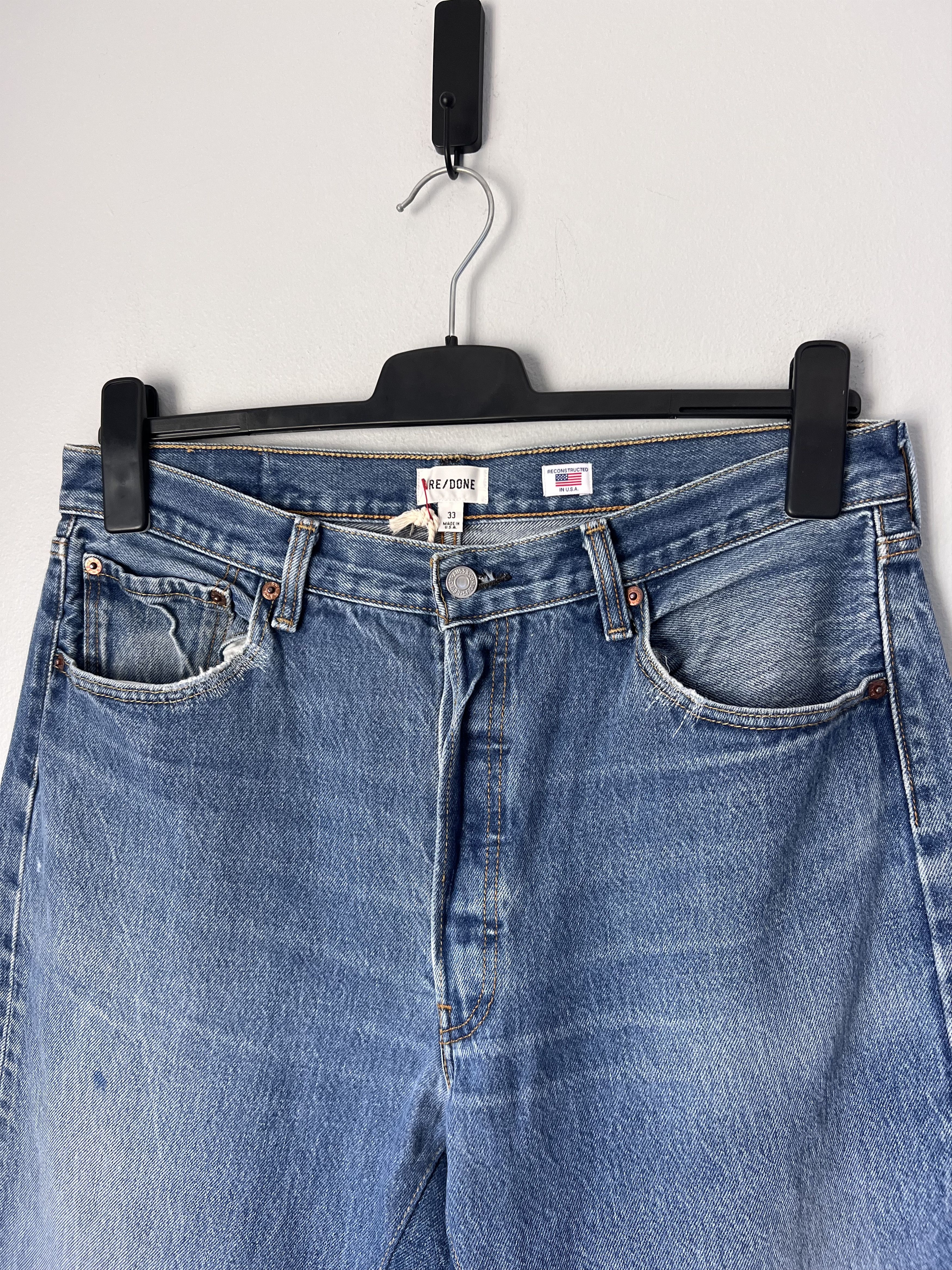 RE/DONE RE/DONE Levi's Big Boy 501 Jeans in Indigo Size US 33 - 2 Thumbnail