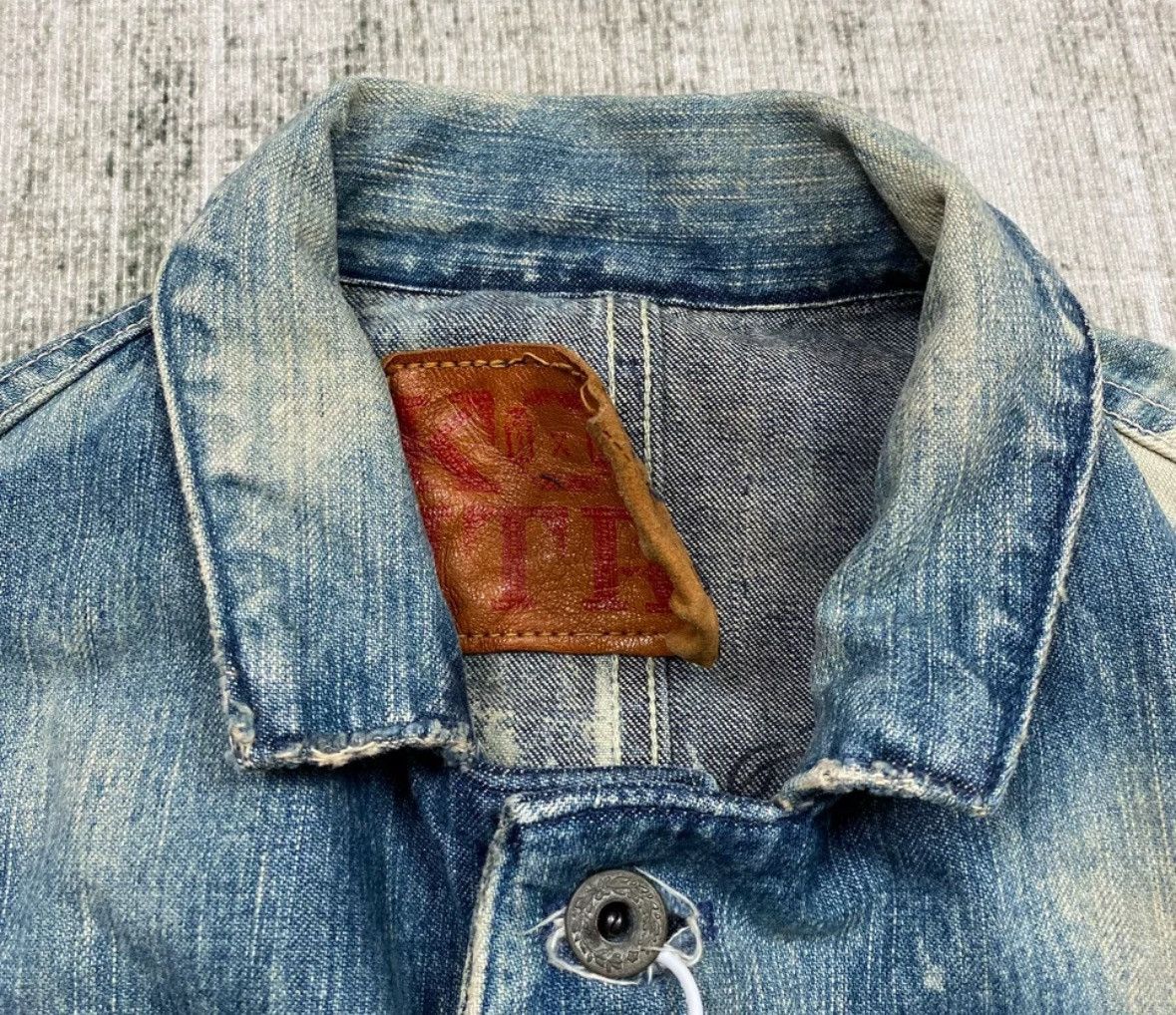 Kapital KAPITAL KOUNTRY Hirata Kazuhiro Nissan washed denim jacket Size US L / EU 52-54 / 3 - 3 Thumbnail