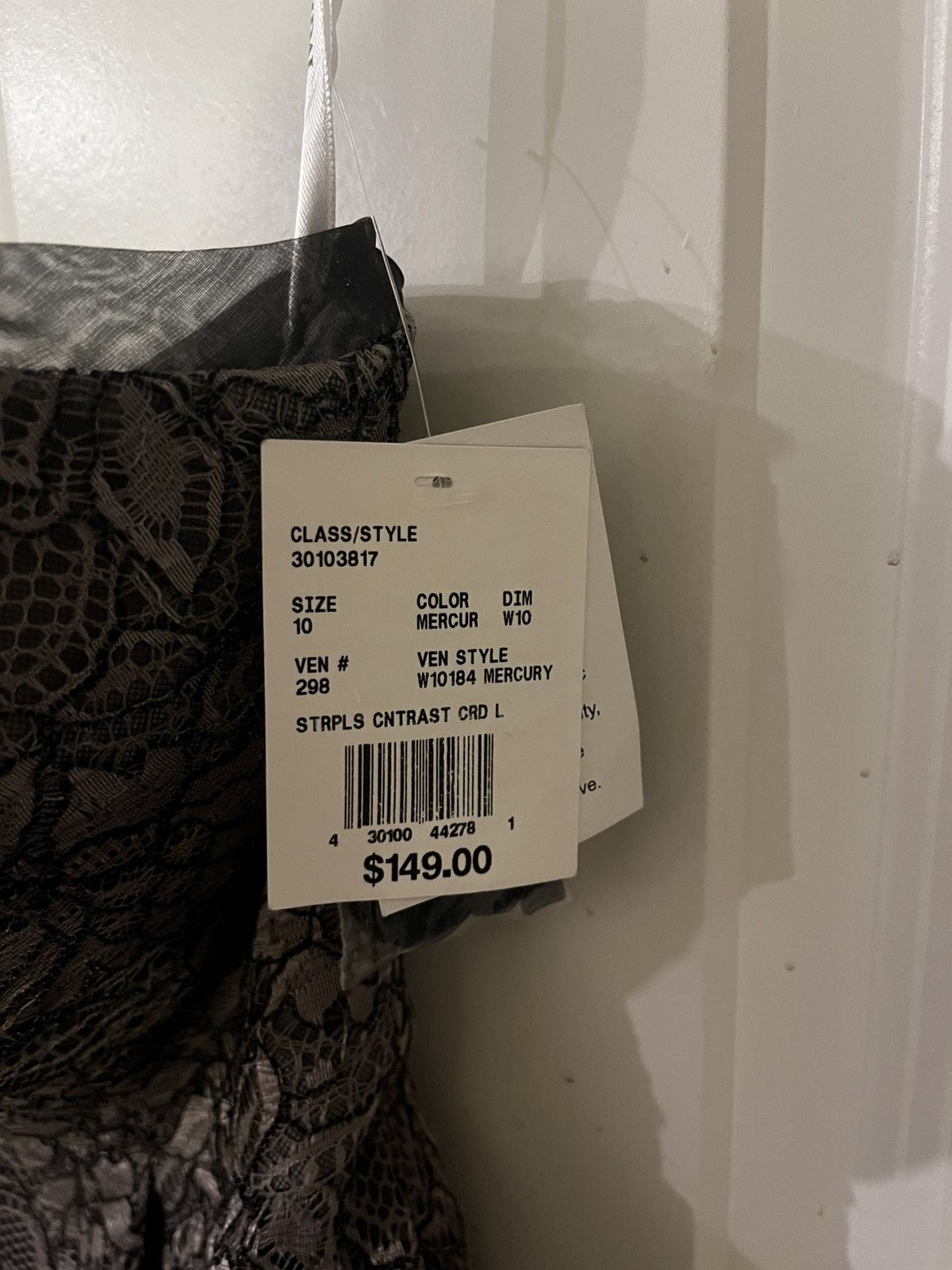Other Davids Bridal NWT formal dress Size L / US 10 / IT 46 - 3 Thumbnail