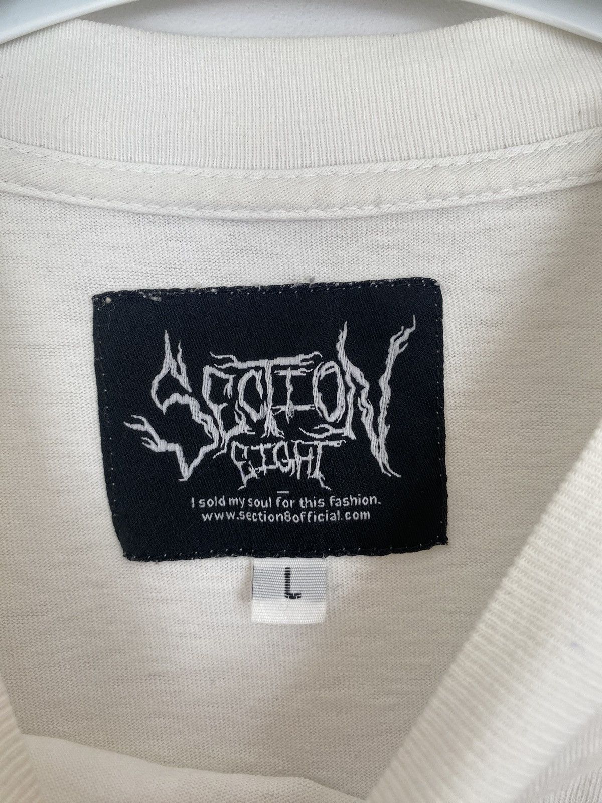 Section 8 Section Eight - 8 Ball y2k L tee rare opium alternative rage Size US L / EU 52-54 / 3 - 13 Thumbnail