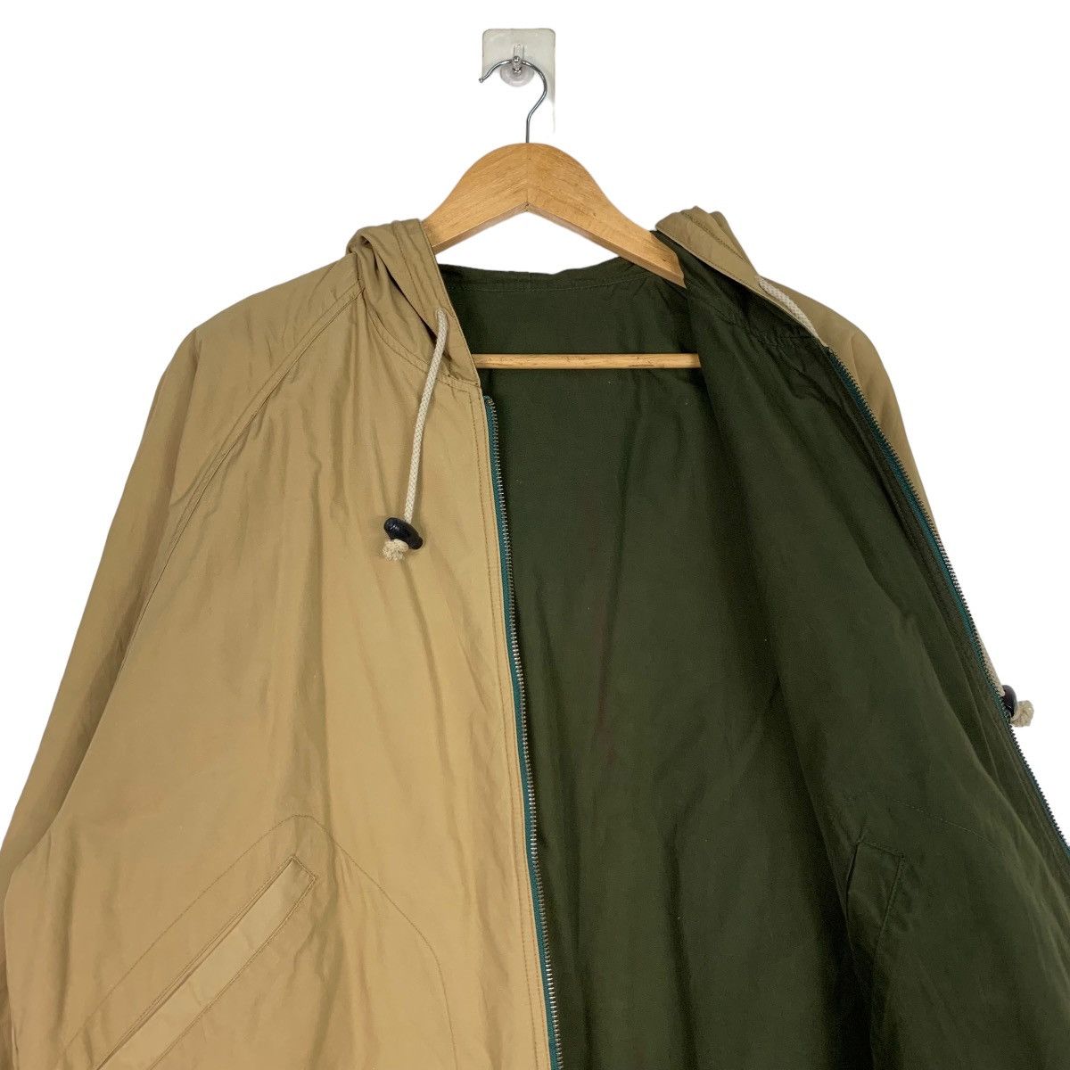 Japanese Brand GUY Division by Hiraoka Reversible Hoodie Jacket #1082-C49 Size US L / EU 52-54 / 3 - 12 Thumbnail