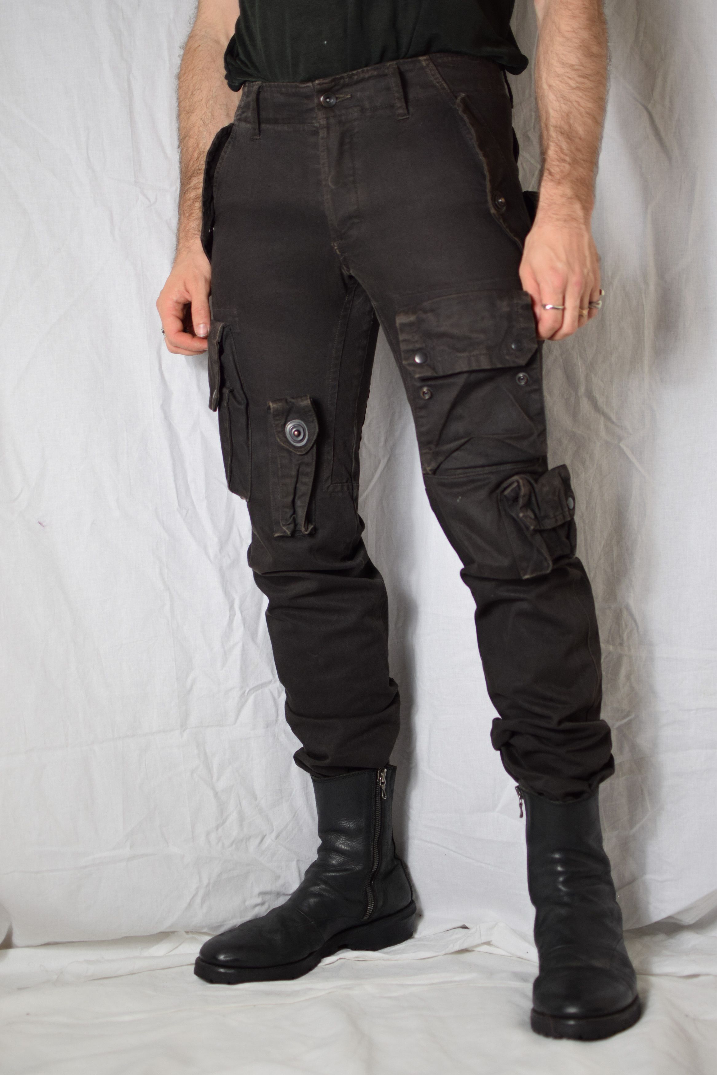 image of Julius Aw08 Gasmask Pants in Brown, Men's (Size 30)