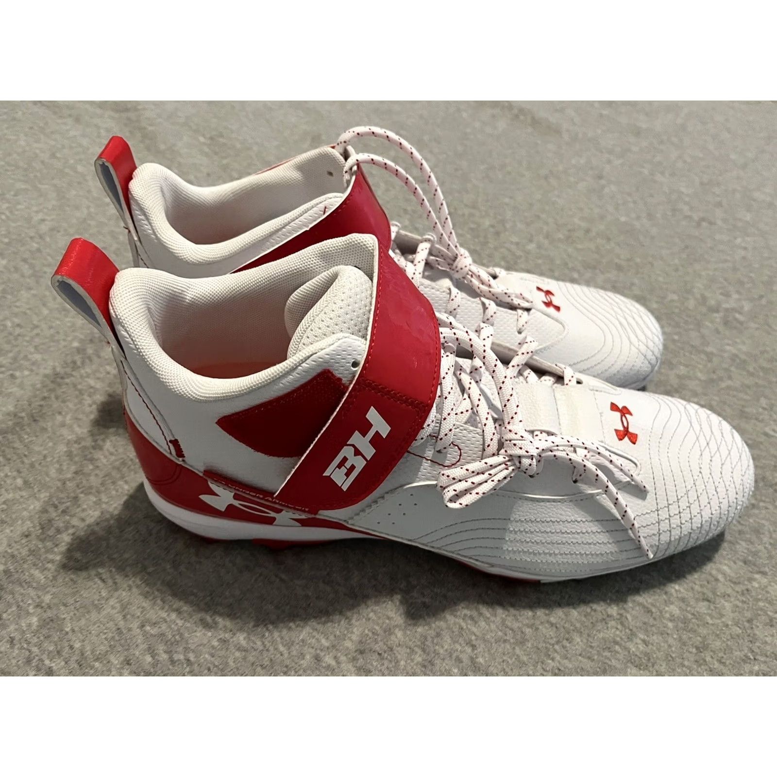 Under Armour Under Armour Bryce Harper 7 Cleats Baseball Mens Size 13 Red New Size US 13 / EU 46 - 2 Thumbnail