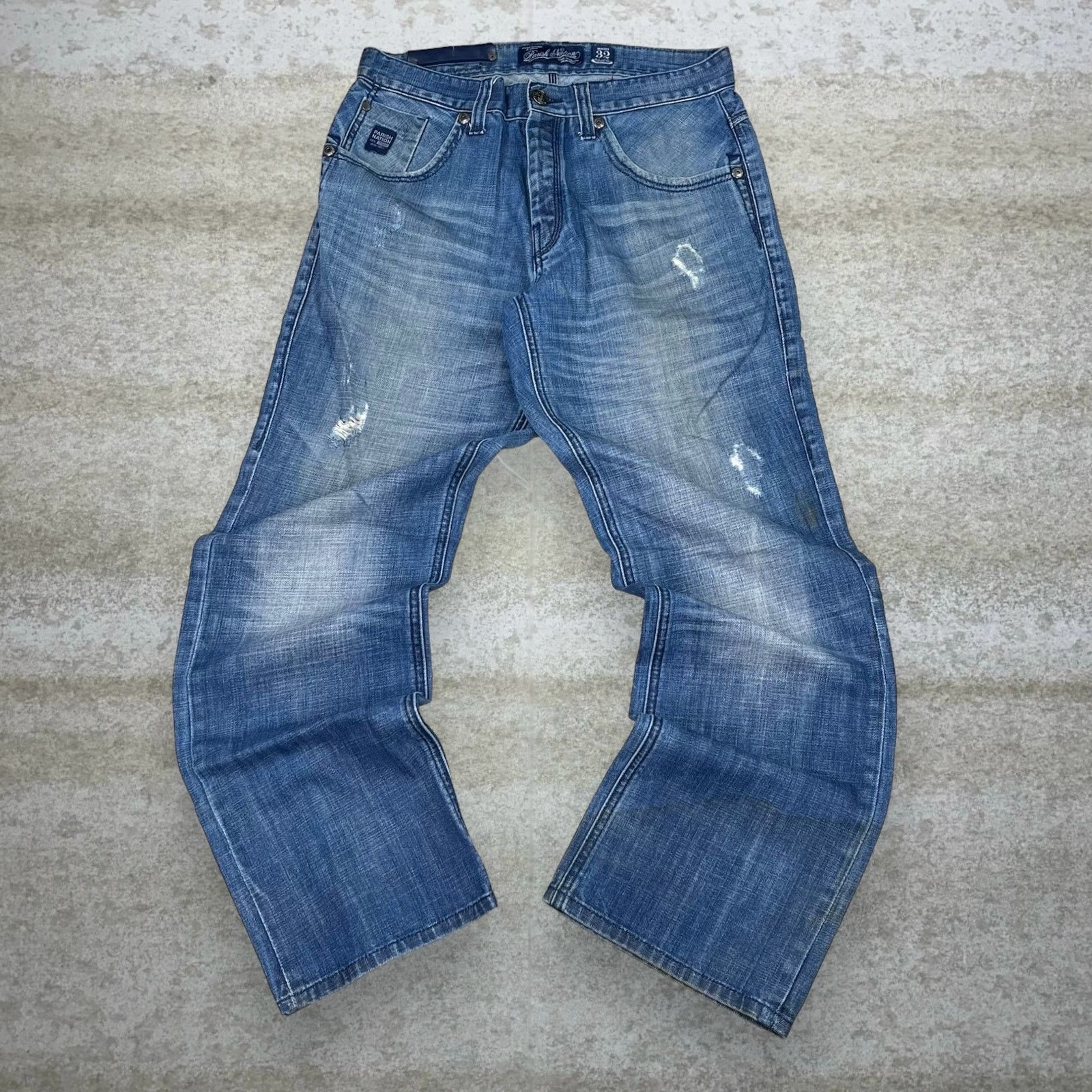 Vintage Vintage Y2K Parish Skate Jeans 32x30 Relaxed Fit Medium Wash Size US 32 / EU 48 - 2 Thumbnail
