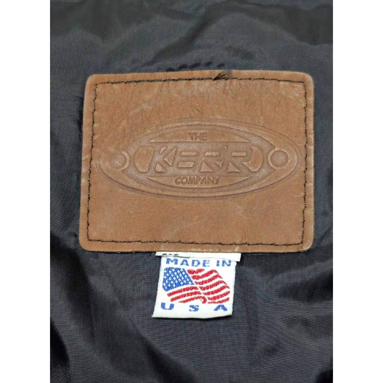 Vintage VINTAGE Kerr USA made buffalo nickel leather vest L mens 44-46 black western vest Men’s Buffalo Nickel buttons Leather cowboy 44-46 XSL? Size US L / EU 52-54 / 3 - 4 Thumbnail