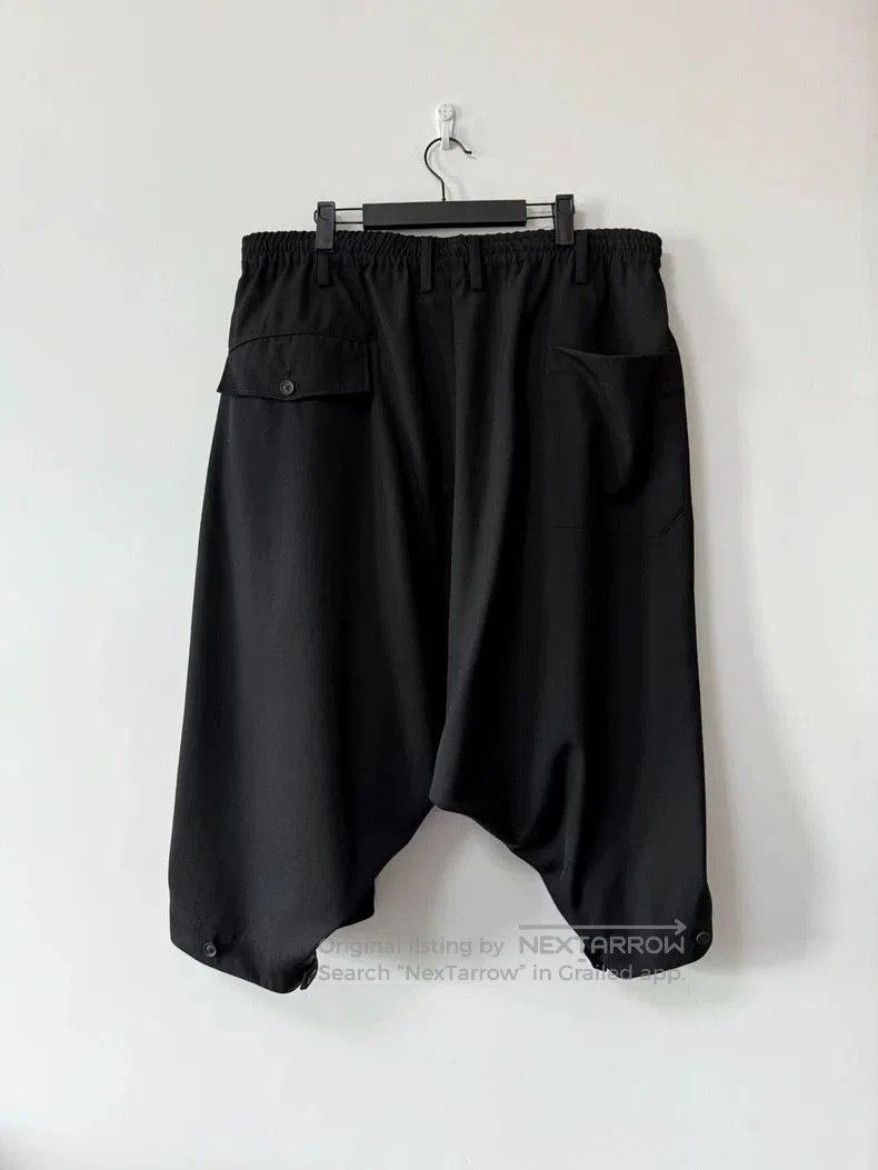 Yohji Yamamoto Yohji Yamamoto Wool Wide-Leg Cropped Pants. Size US 32 / EU 48 - 3 Thumbnail