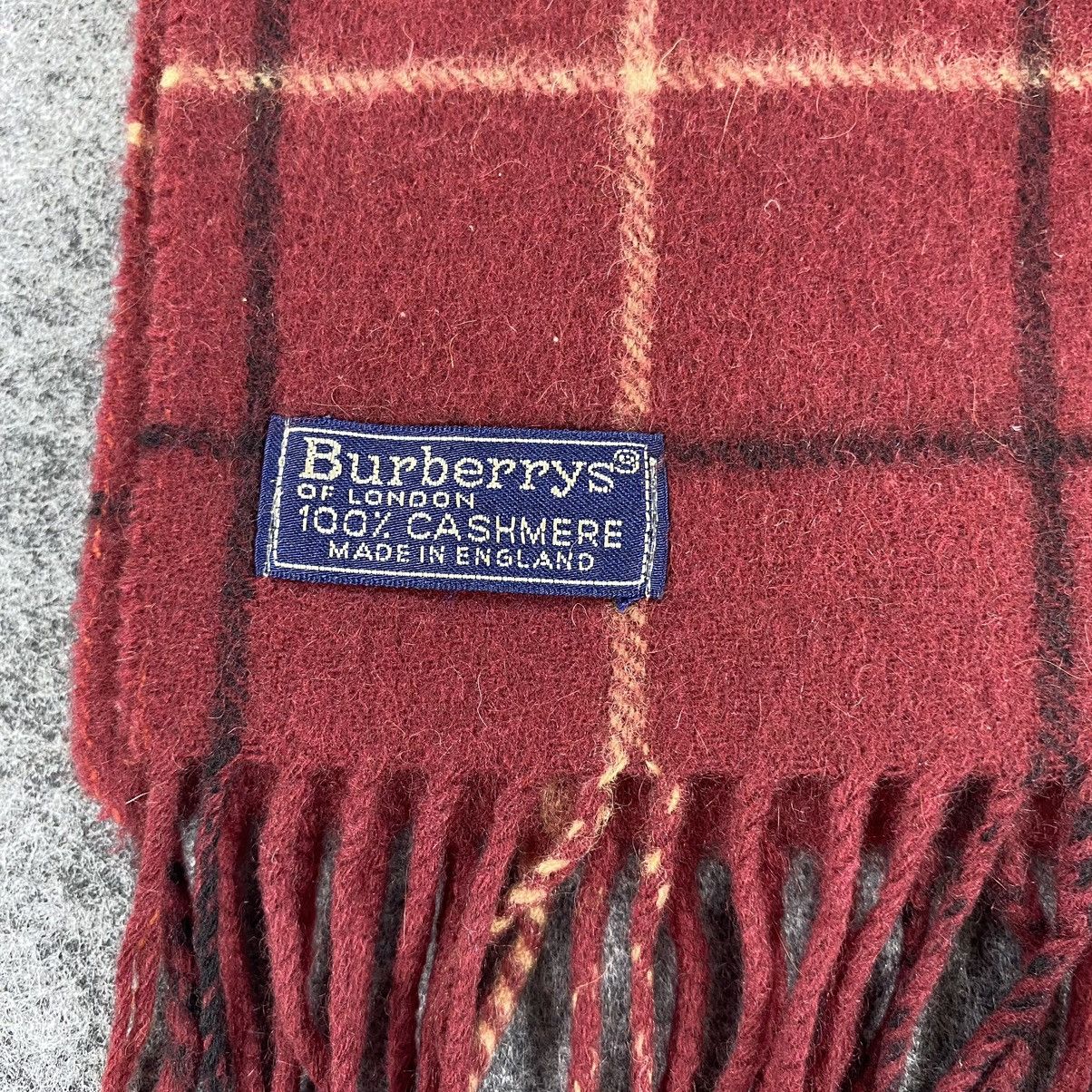 Burberry × Vintage Burberrys Scarf # Muffler # Neckwear # D205 Size ONE SIZE - 2 Thumbnail