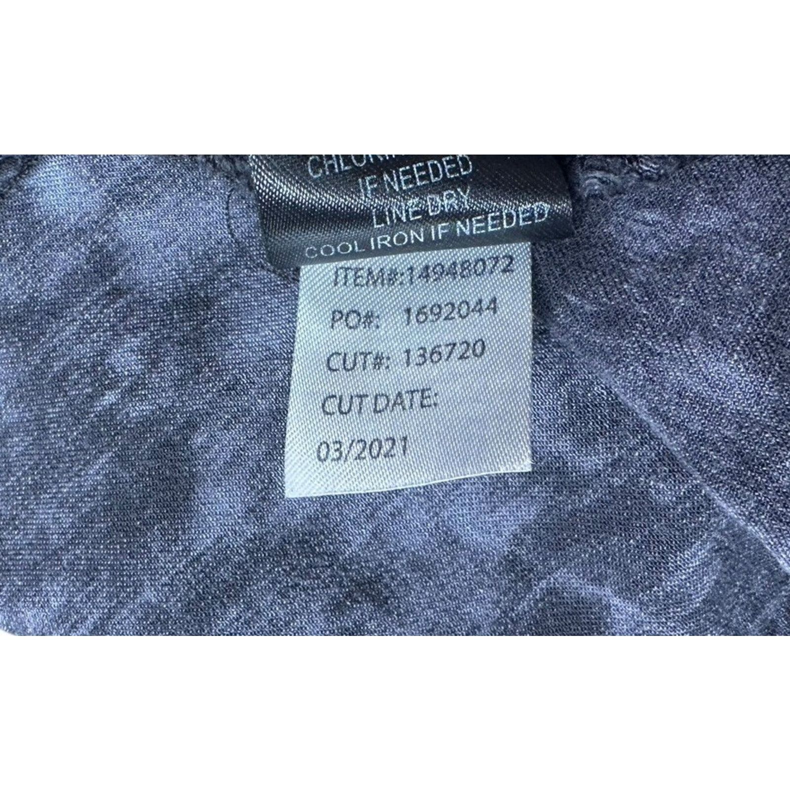 Other Torrid Mini Challis Zip-Front Shirt Dress Acid Wash Black L Size L / US 10 / IT 46 - 10 Thumbnail
