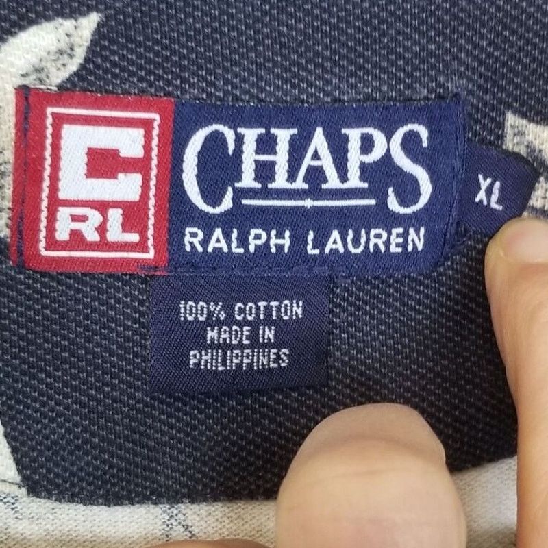 Chaps Ralph Lauren Vintage Ralph Lauren Chaps Floral Striped Hawaiian Shirt XL Size US XL / EU 56 / 4 - 6 Thumbnail