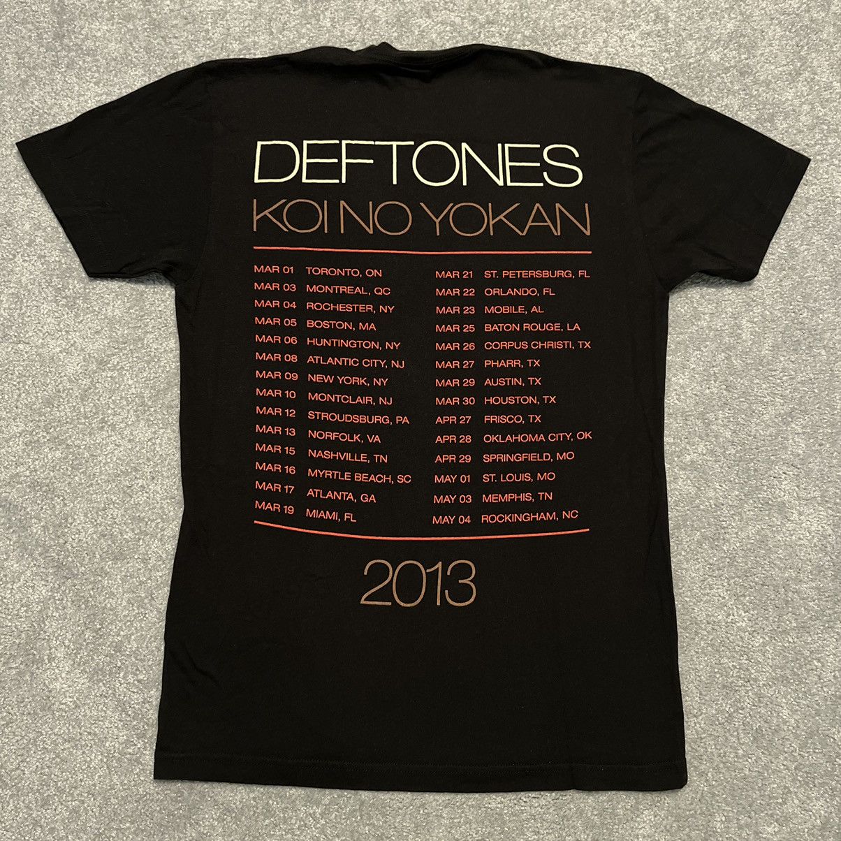 Band Tees Vintage Deftones Koi No Yokan Tour Nu Metal Band T Shirt Y2K Size US S / EU 44-46 / 1 - 2 Thumbnail