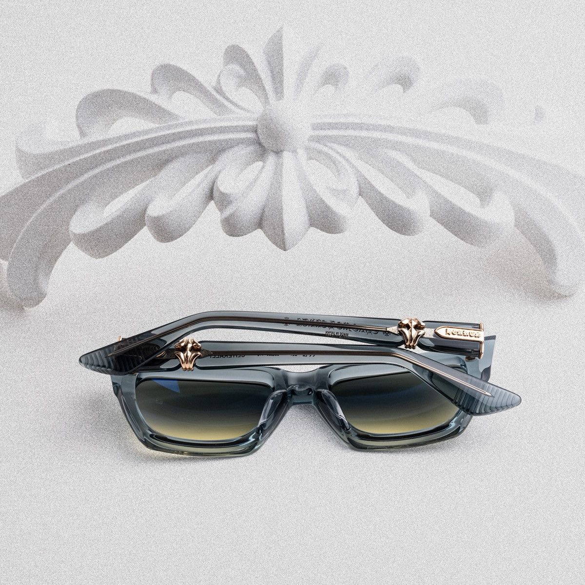 Chrome Hearts CHROME HEARTS CLITERALLY SLATED SUNGLASSES Size ONE SIZE - 7 Thumbnail