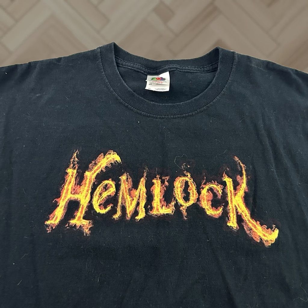 Fruit Of The Loom VINTAGE Fruit of the Loom T-Shirt Shirt Short Sleeve Crew Neck Band Y2K Hemlock Black XL Mens Mens XL Black Band Fruit of the Loom Shirt Size US XL / EU 56 / 4 - 1 Thumbnail