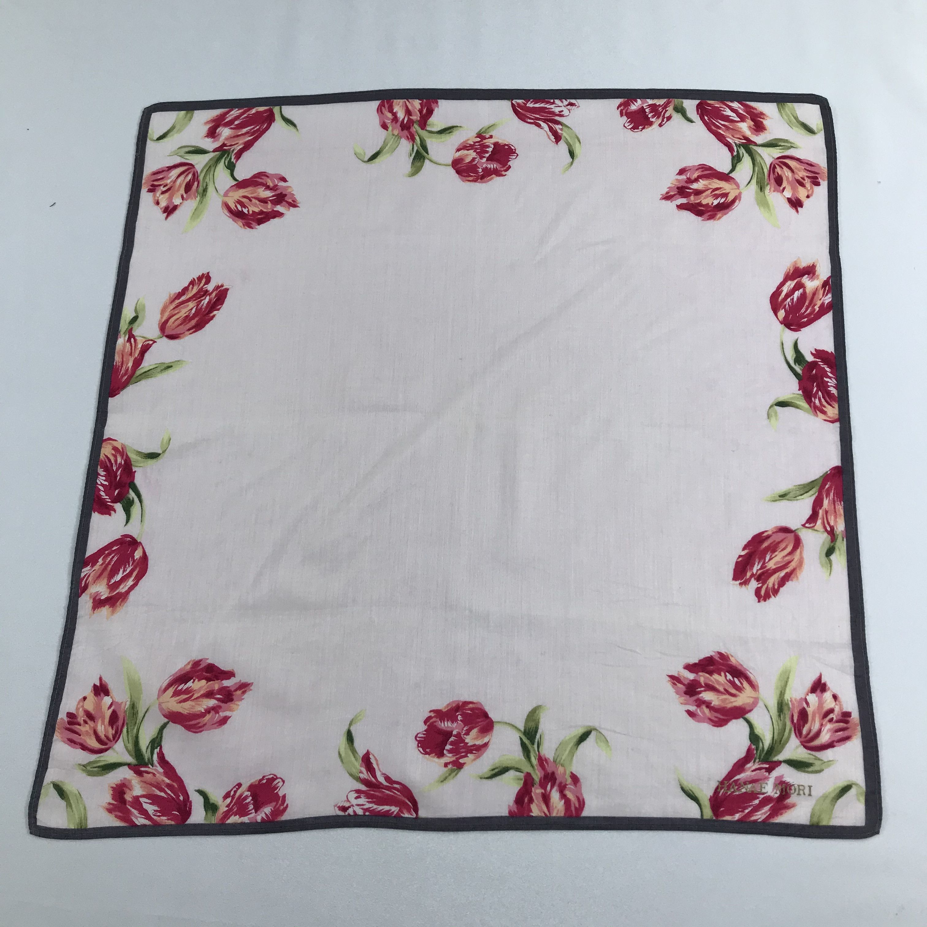 Hanae Mori Hanae Mori Handkerchief Neckerchief Bandana H1144 Size ONE SIZE - 2 Thumbnail