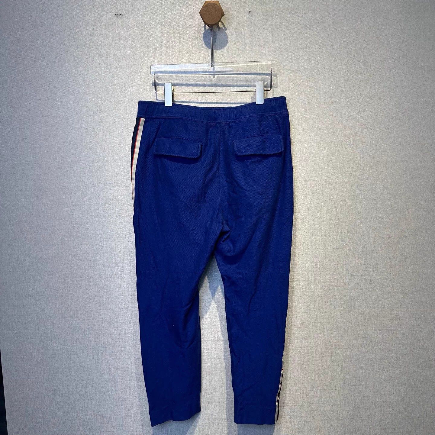 Gucci GUCCI deep blue logo-stripe pants 46 98 New Size US 30 / EU 46 - 4 Thumbnail