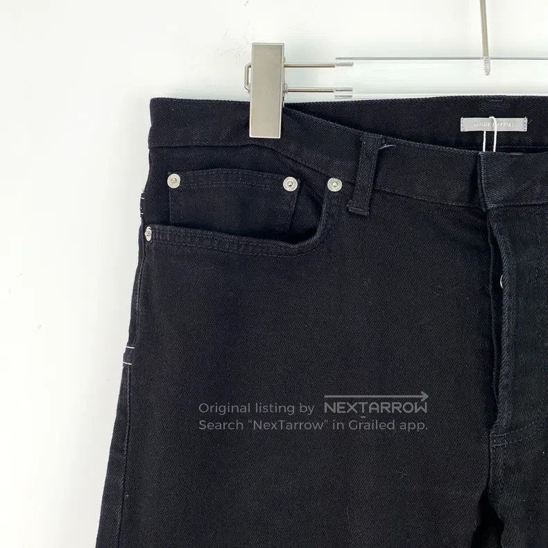 Dior Dior Black logo letter trim cotton casual denim trousers Size US 33 - 3 Thumbnail