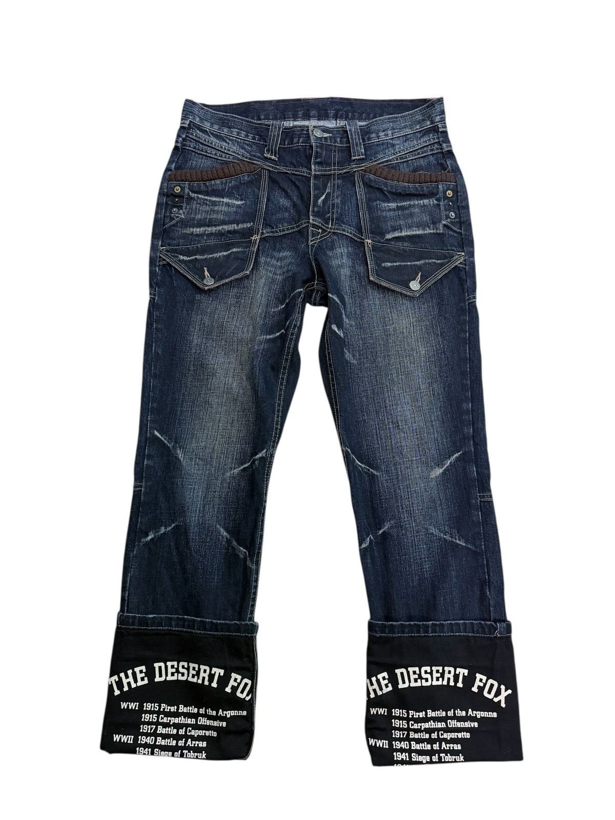 PPFM PPFM THE DESERT FOX DENIM JEANS Size US 33 - 2 Thumbnail