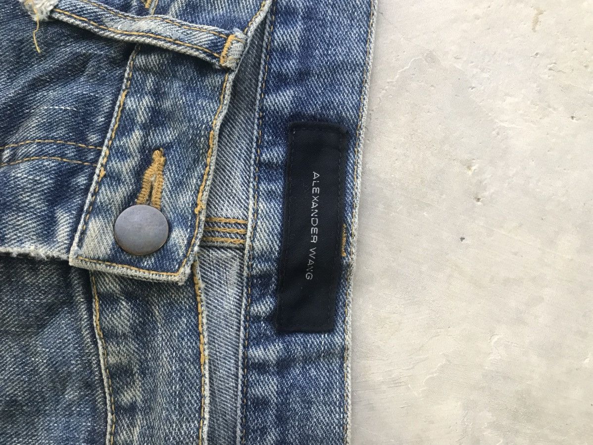 Alexander Wang × Designer Alexander wang distressed short vintage Size 33" - 4 Thumbnail