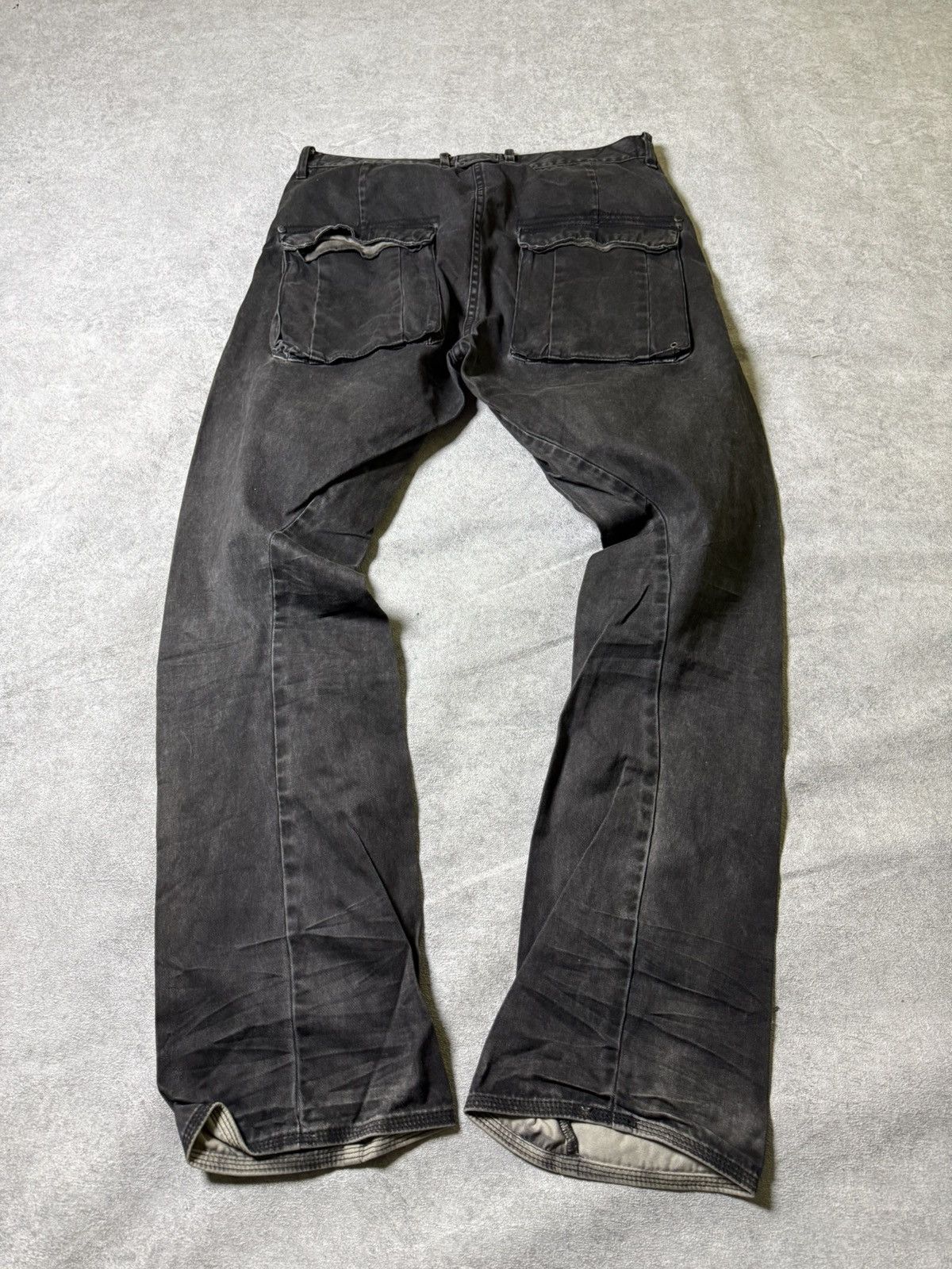 Allsaints Skull Allsaints Rick Owens Style Drop Crotch Jeans Size US 32 / EU 48 - 12 Thumbnail