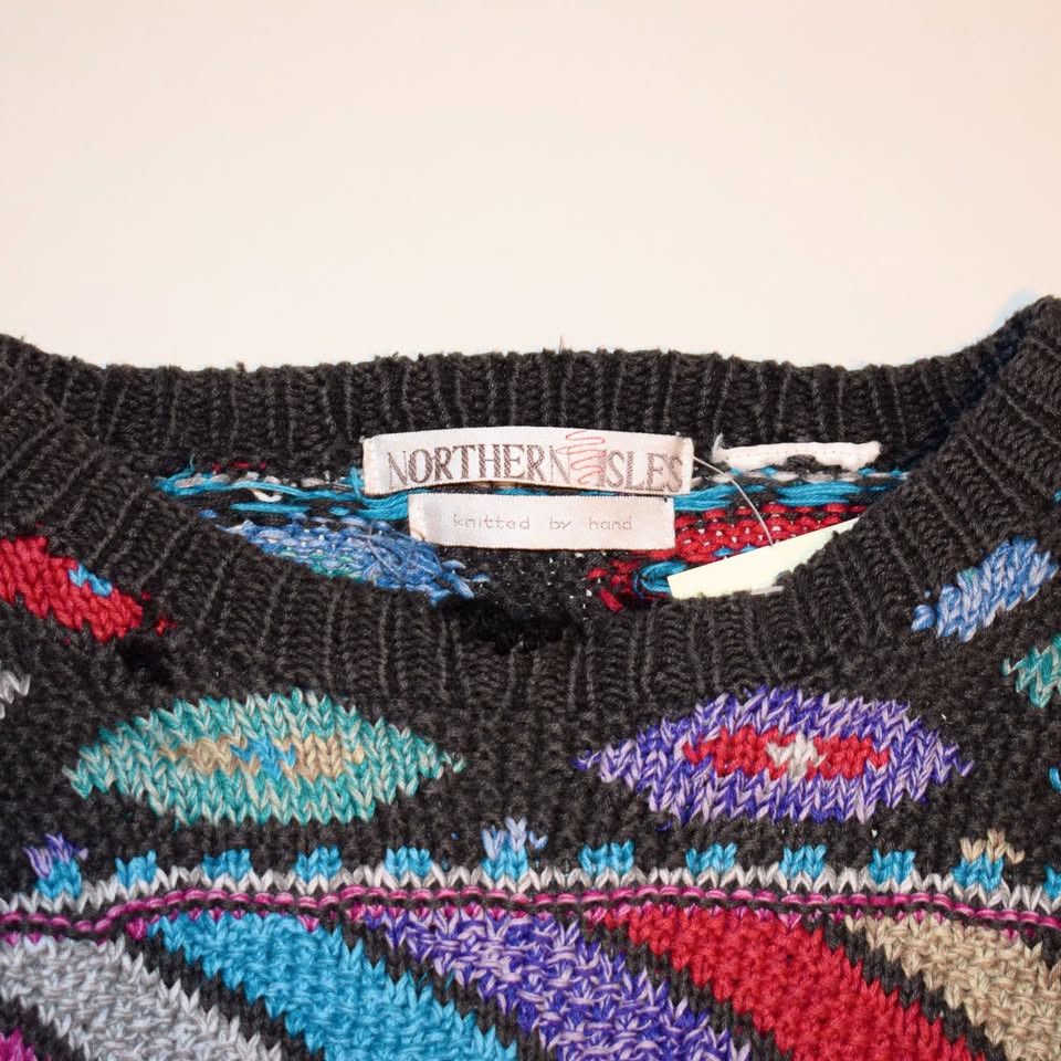 Coogi × Northern Isles × Vintage Vintage Coogi Style Northern Isles Knit Sweater (Distressed) Size US L / EU 52-54 / 3 - 8 Thumbnail