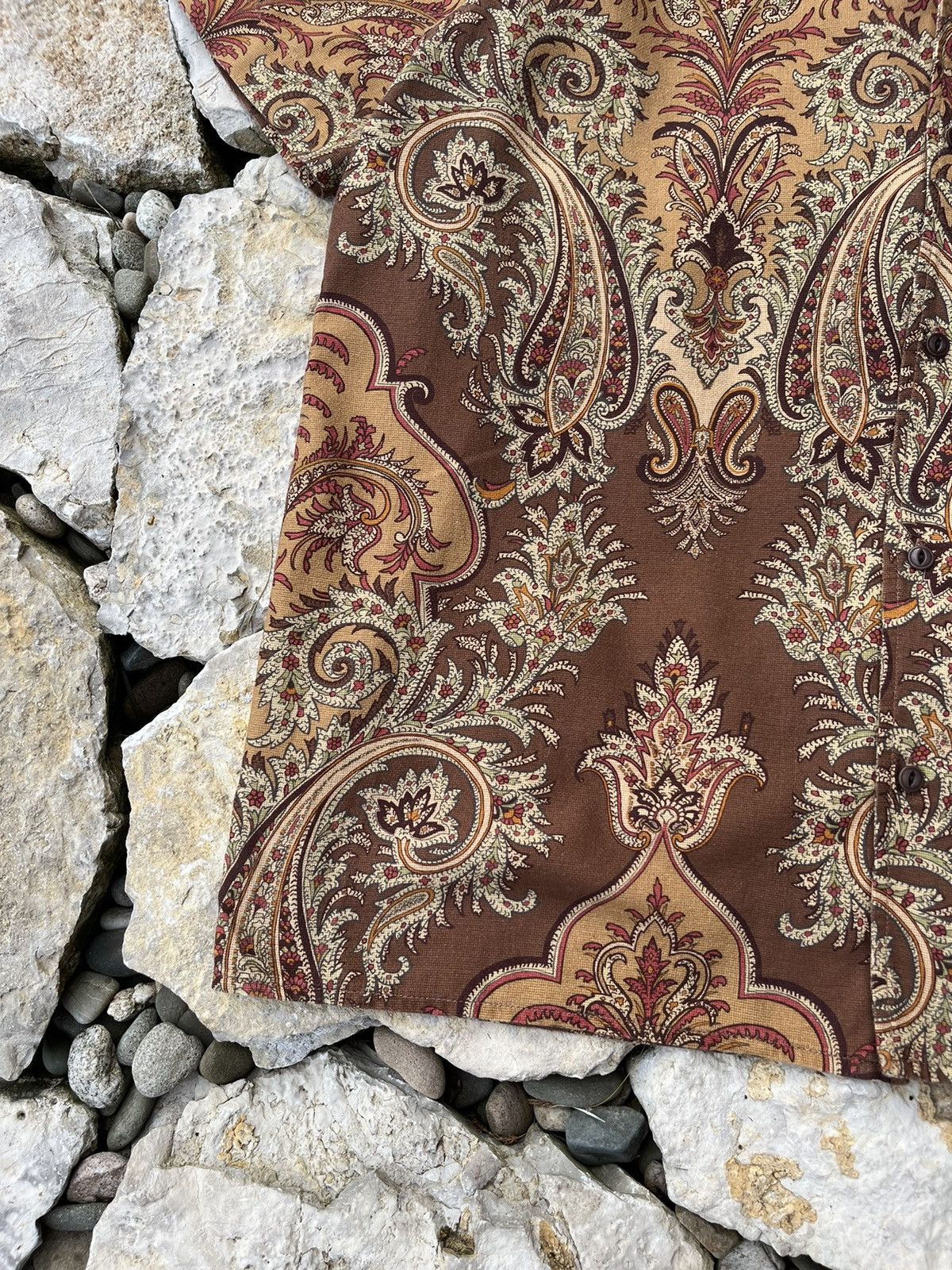 YMC YMC you must create malick paisley full print shirt Size US L / EU 52-54 / 3 - 6 Thumbnail