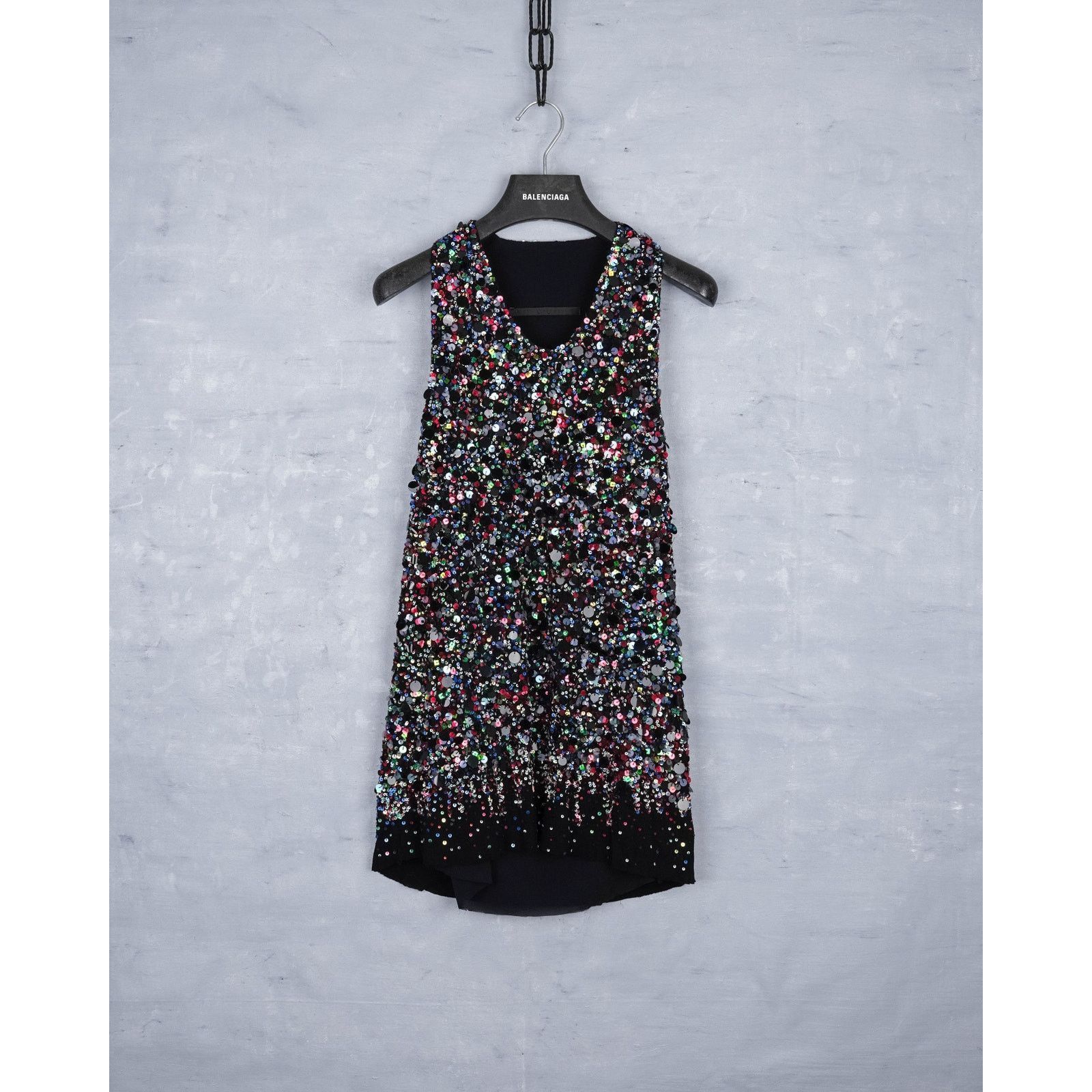 Haider ackermann multicolor sequin party tank top blouse