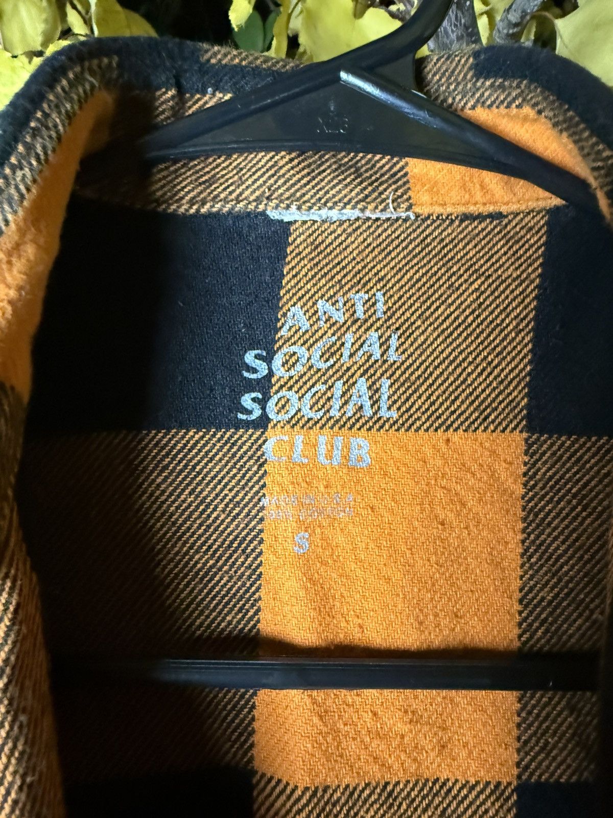 Anti Social Social Club Anti Social Social Club Orange Flannel Size US S / EU 44-46 / 1 - 3 Thumbnail