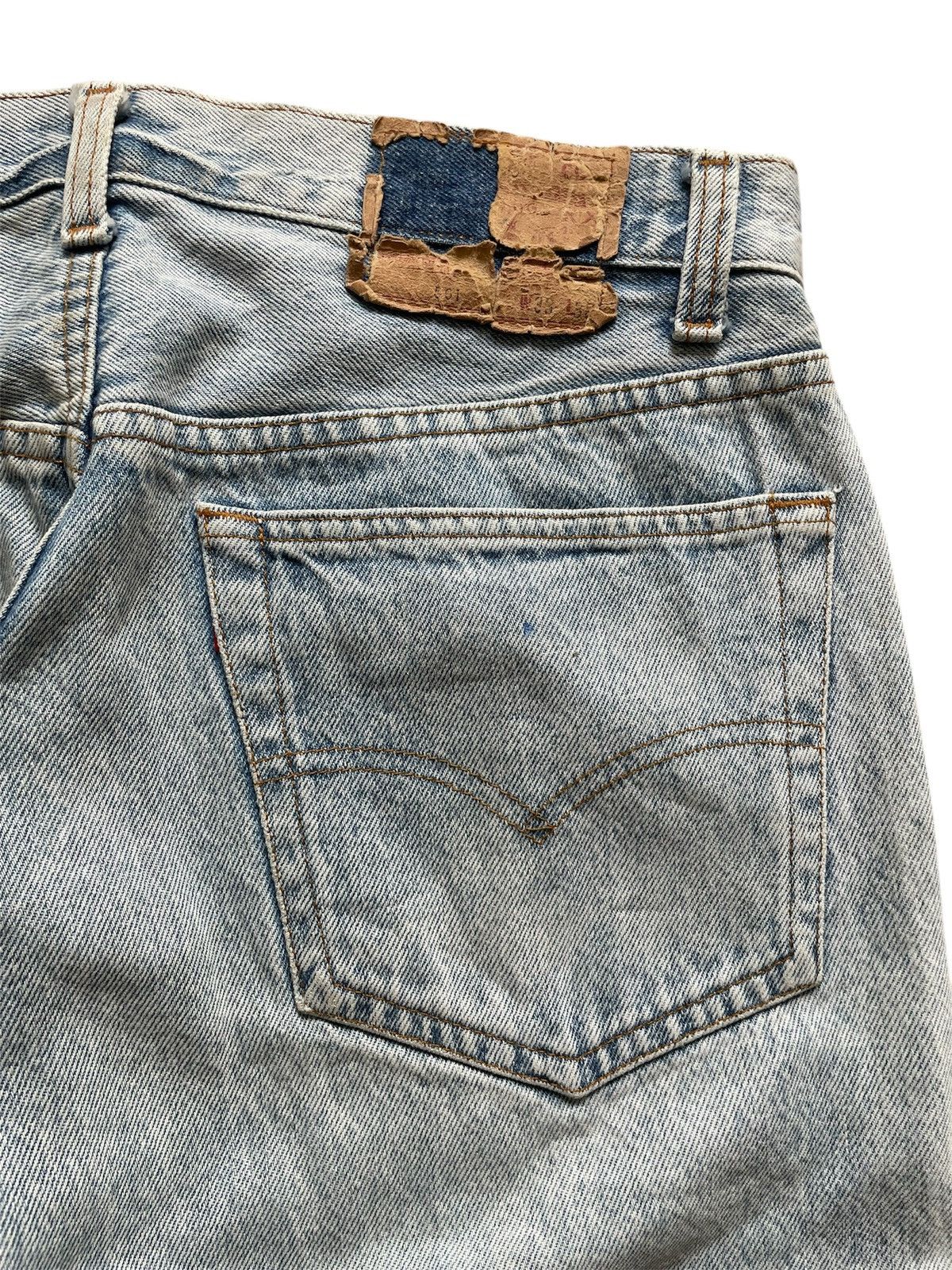 Levi's × Vintage Vintage 80s Levis 501 Light Blue Washed Jeans 32x33 Size US 32 / EU 48 - 6 Thumbnail
