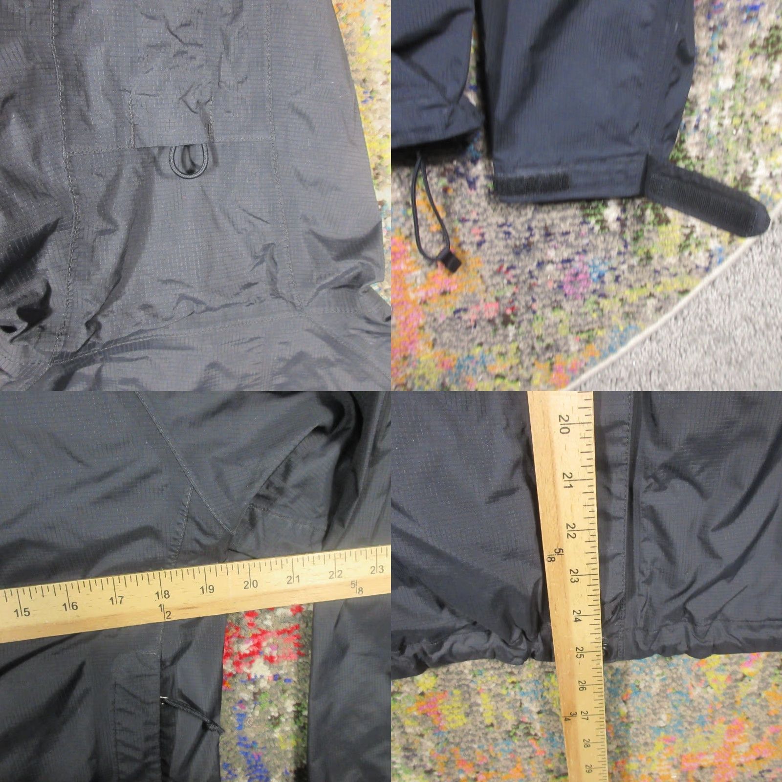 The North Face VINTAGE is not applicable; The North Face DryVent Rain Jacket Women M Black Hooded Sealed Waterproof Lightweight Mid-Length Logo Pockets Zip Size M / US 6-8 / IT 42-44 - 9 Thumbnail