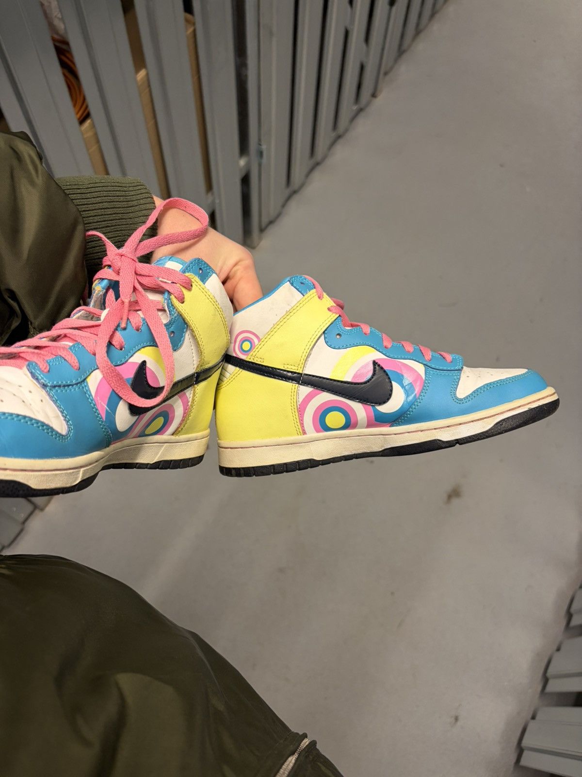 Nike Nike Dunk High GS Ripples Vintage Retro Y2K 2009 Rare Skate Size US 5.5 / EU 38 - 2 Thumbnail