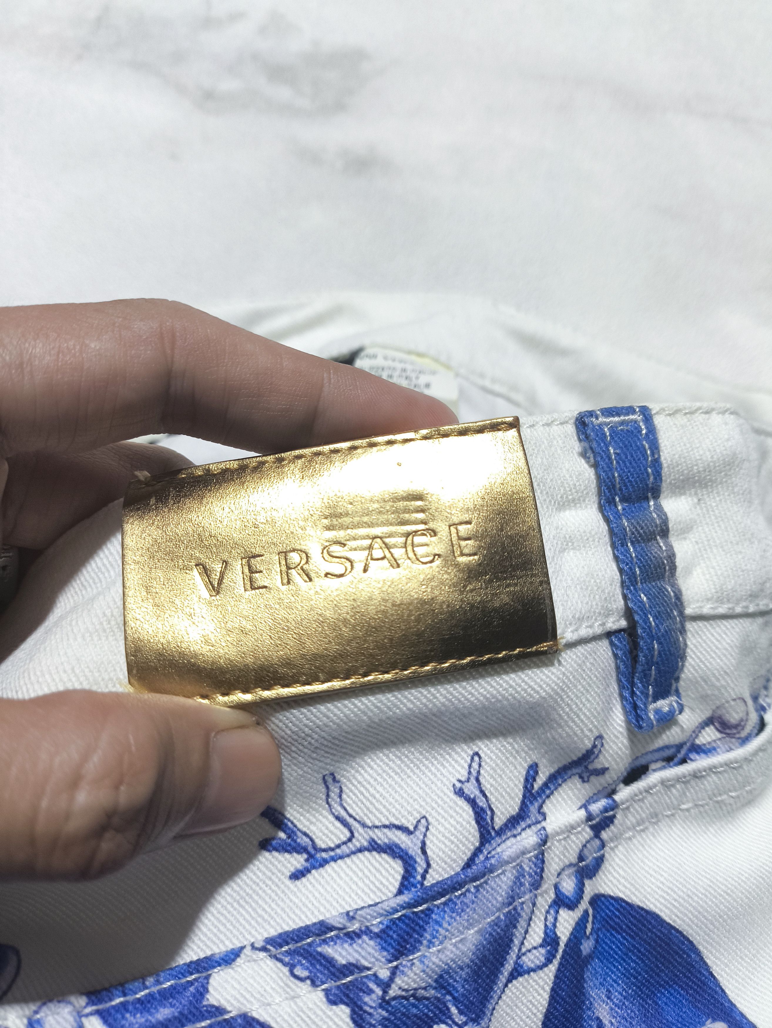 Versace Versace jeans full print Aqua life and Leopard Size 26" / US 2 / IT 38 - 7 Thumbnail