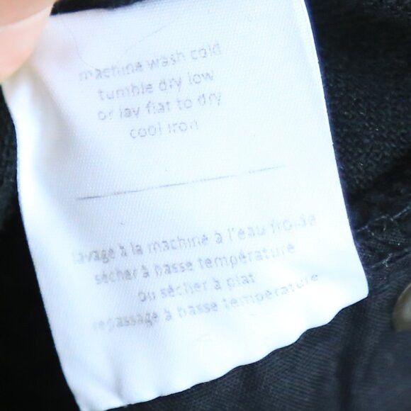 Oak + Fort Oak + Fort Black Fit & Flare Fringe Shark Raw Hem Jeans Size 28" / US 6 / IT 42 - 5 Thumbnail