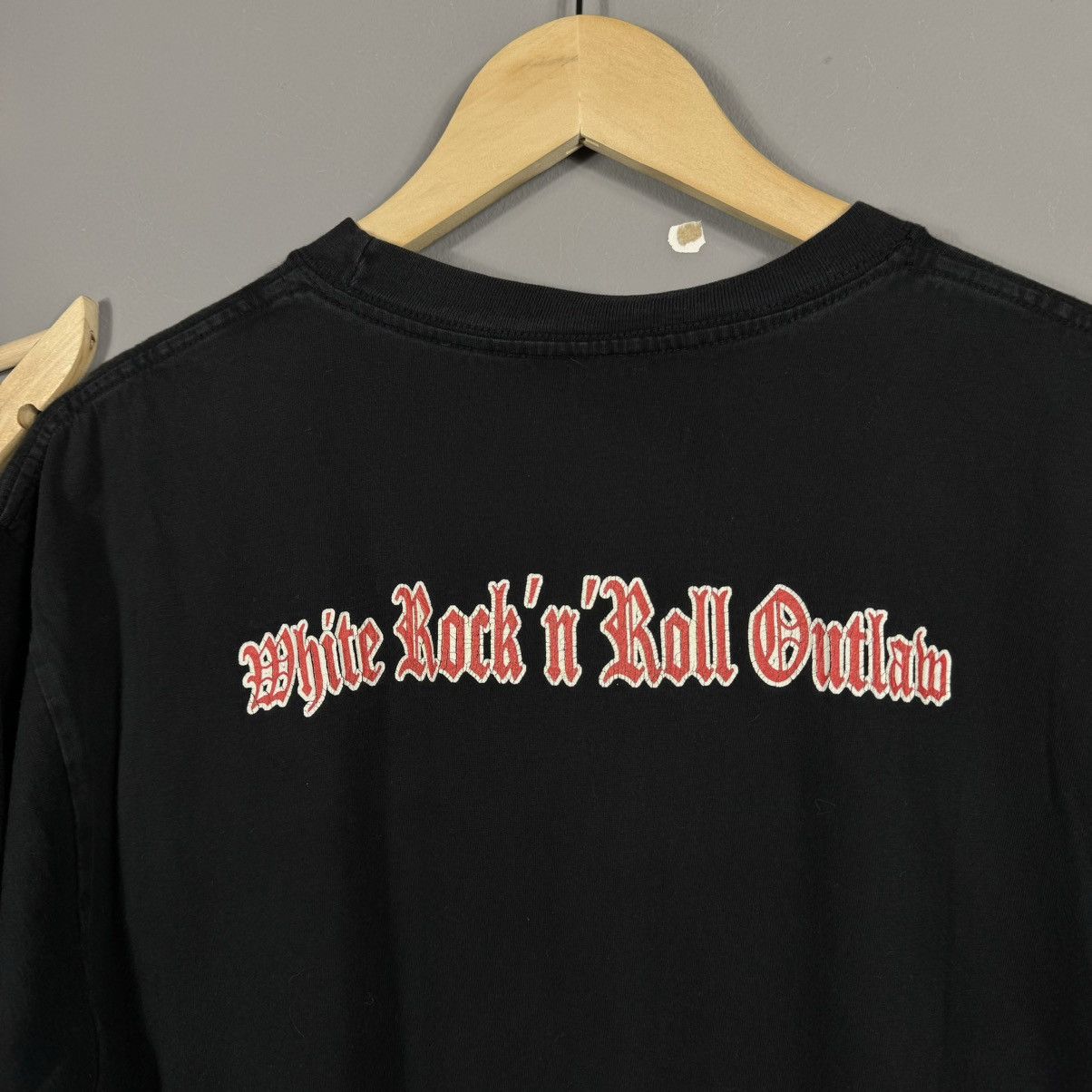 Band Tees × Vintage White Resistance White Rock 'N' Roll Outlaws Band T-Shirt Size US XL / EU 56 / 4 - 6 Thumbnail
