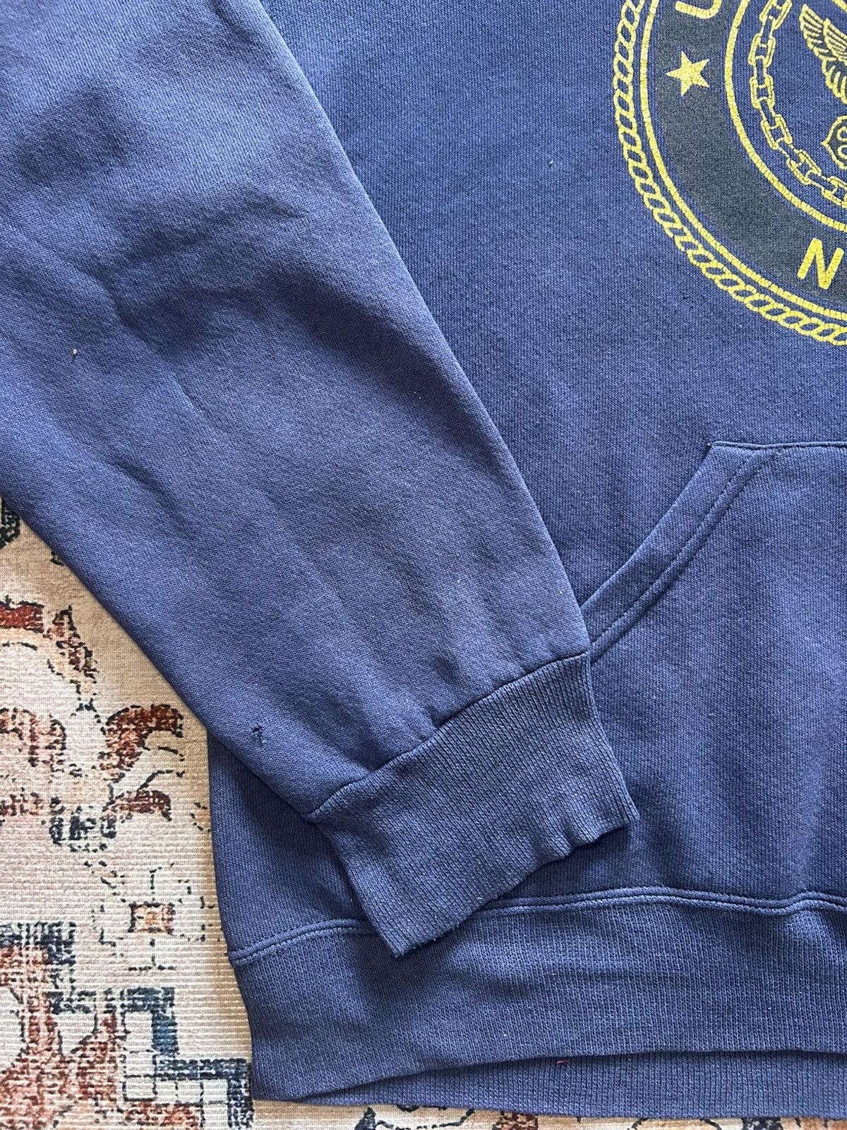 Vintage 90s U.S NAVY pullover hoodie Size US M / EU 48-50 / 2 - 3 Thumbnail