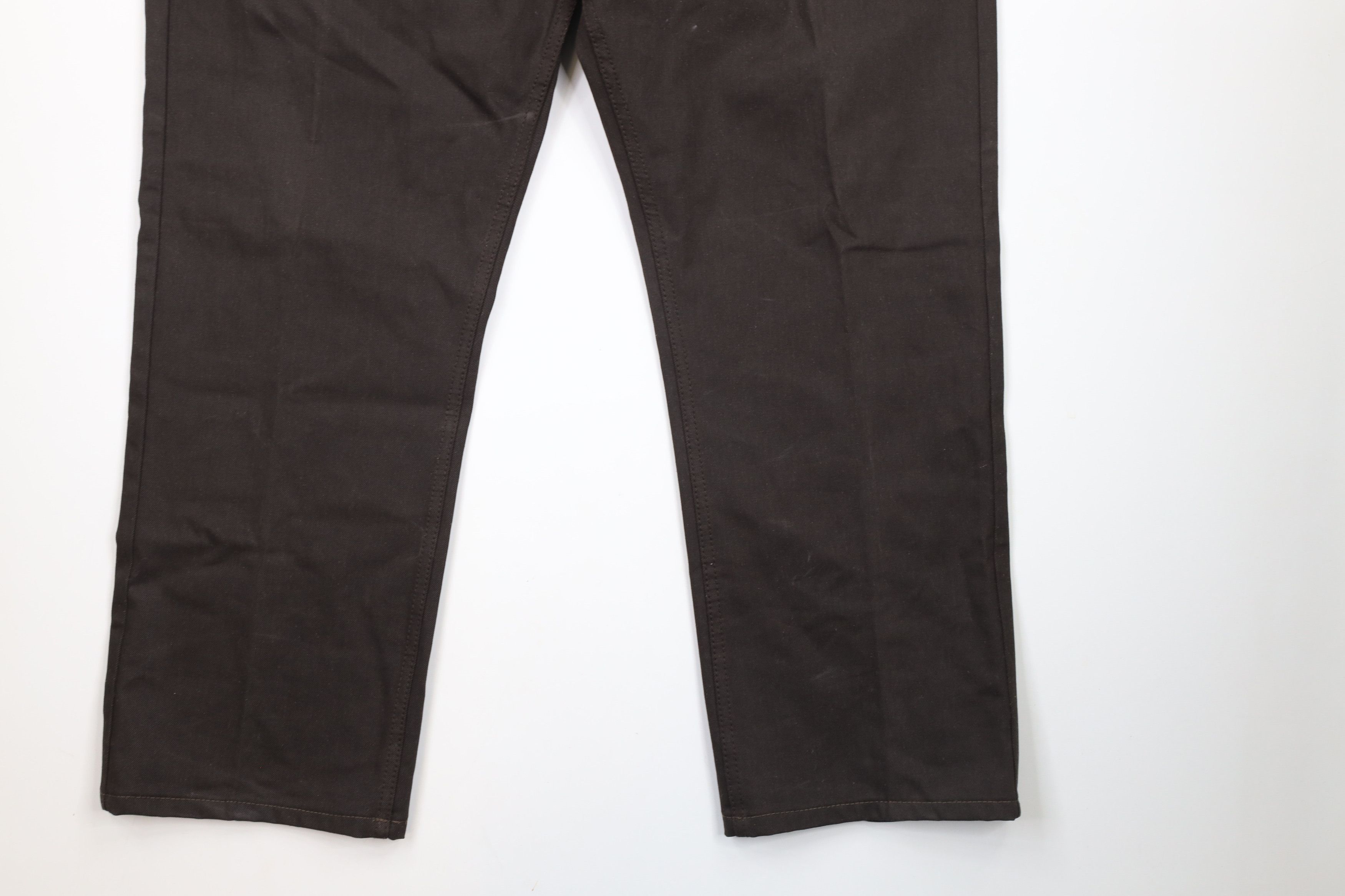 Vintage Vintage 90s Streetwear Cotton Baggy Wide Leg Jeans Brown Size US 42 / EU 58 - 4 Thumbnail