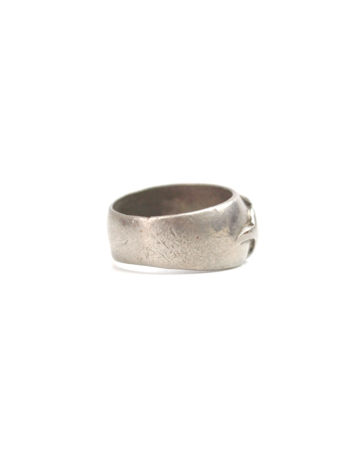 Vintage 2000S JAPANESE MADE SCROLLWORK ARMOR BAND RING Size ONE SIZE - 3 Thumbnail