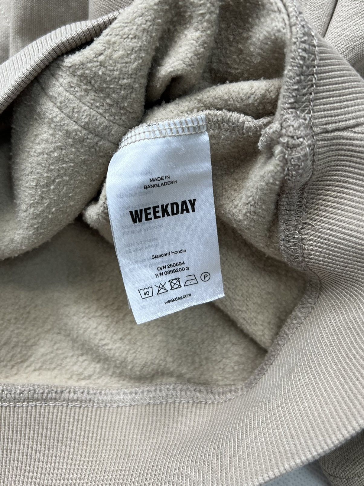 Weekday Hoodie Weekday Blank Cotton Great Color Size US XL / EU 56 / 4 - 4 Thumbnail