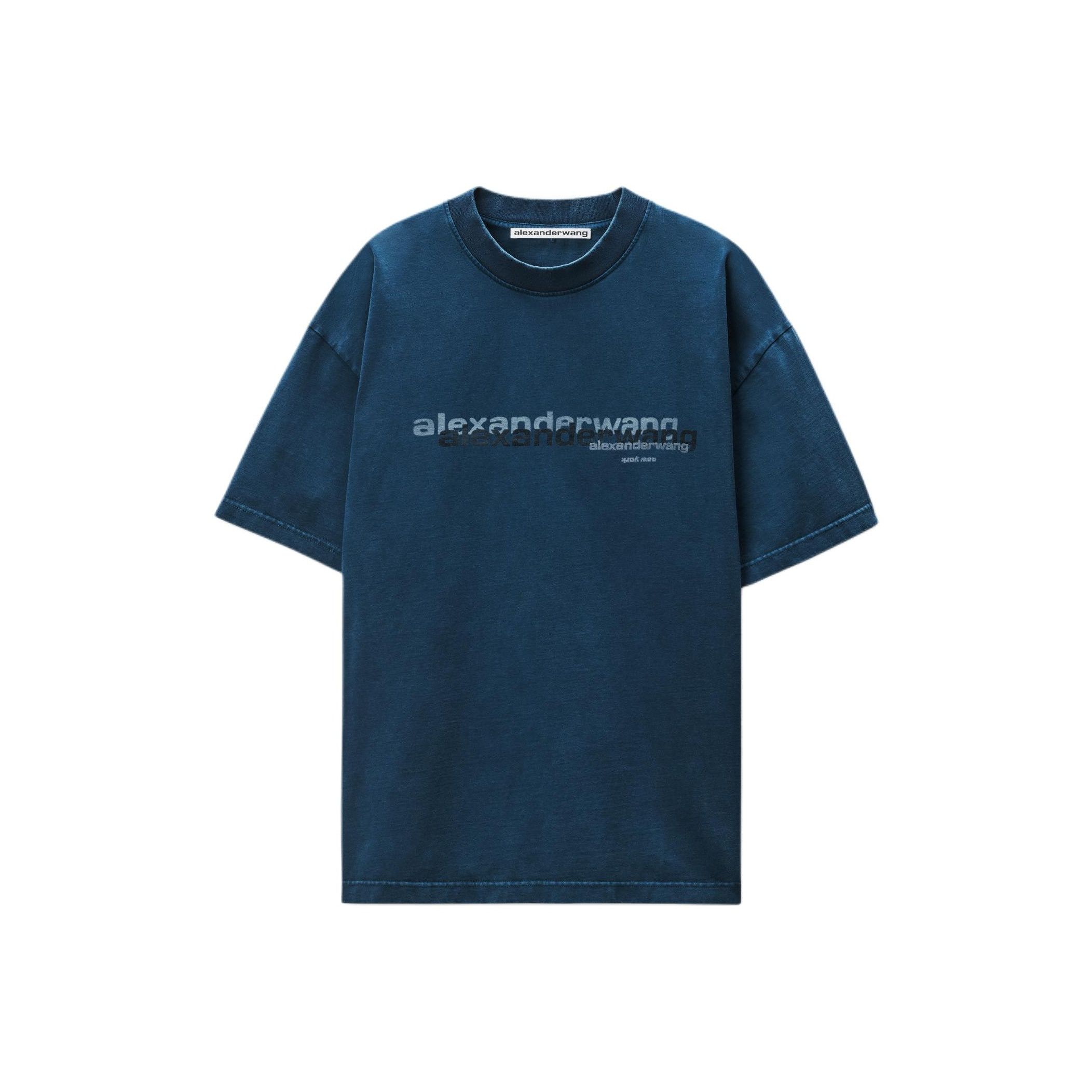 Alexander Wang Alexander Wang Logo T-Shirt Navy L Size US L / EU 52-54 / 3 - 1 Thumbnail